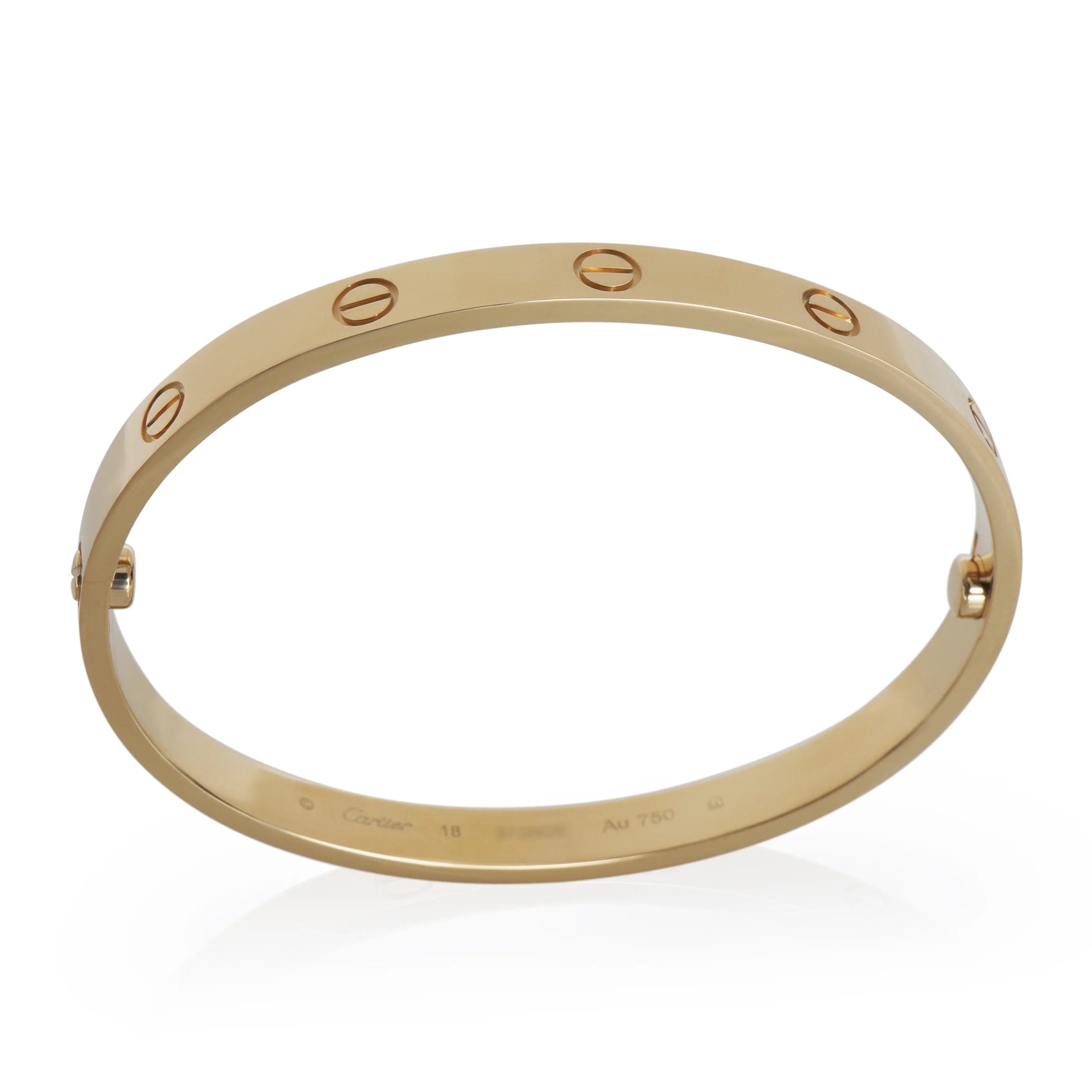 Yellow Gold Love Bracelet - Image 4