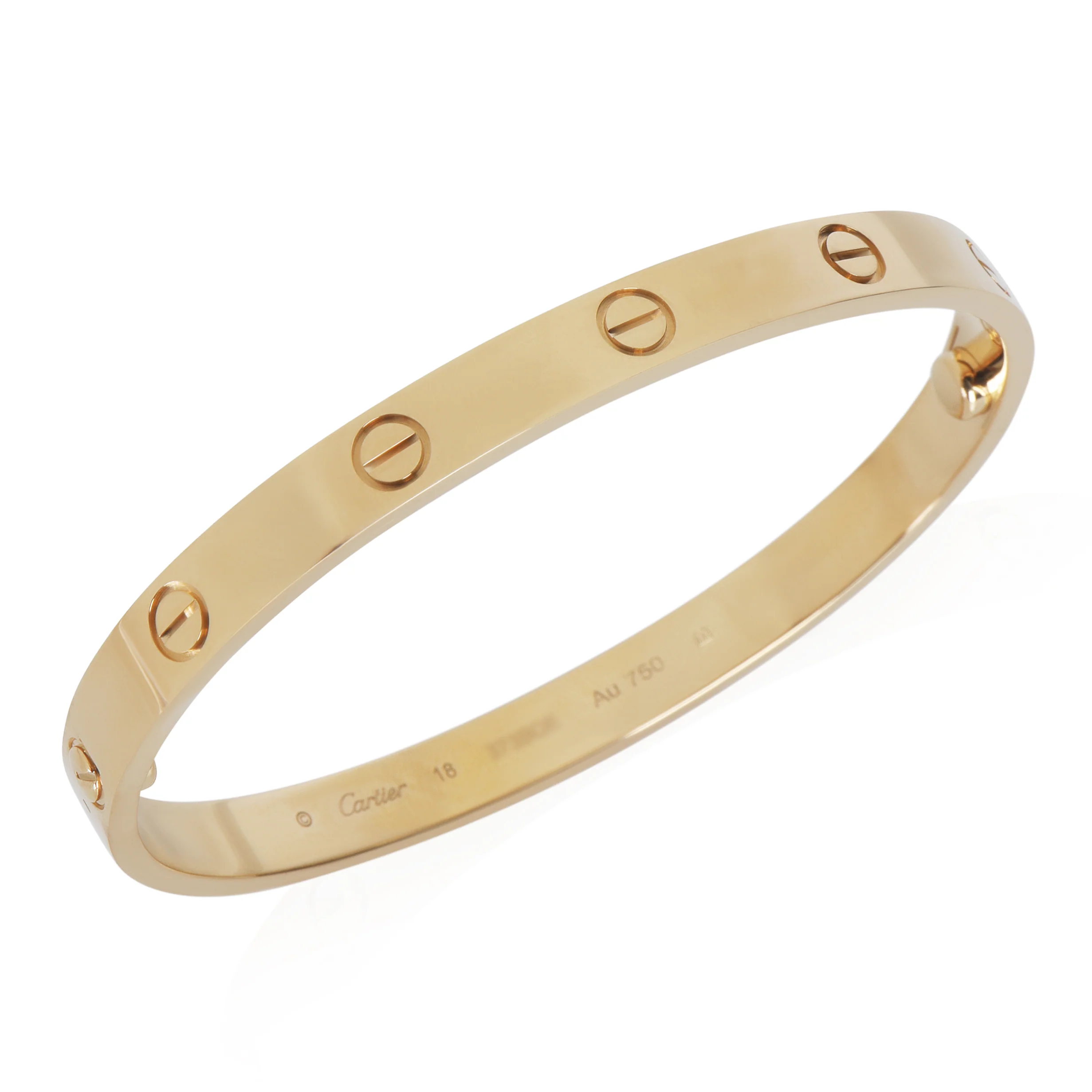 Yellow Gold Love Bracelet - Image 6