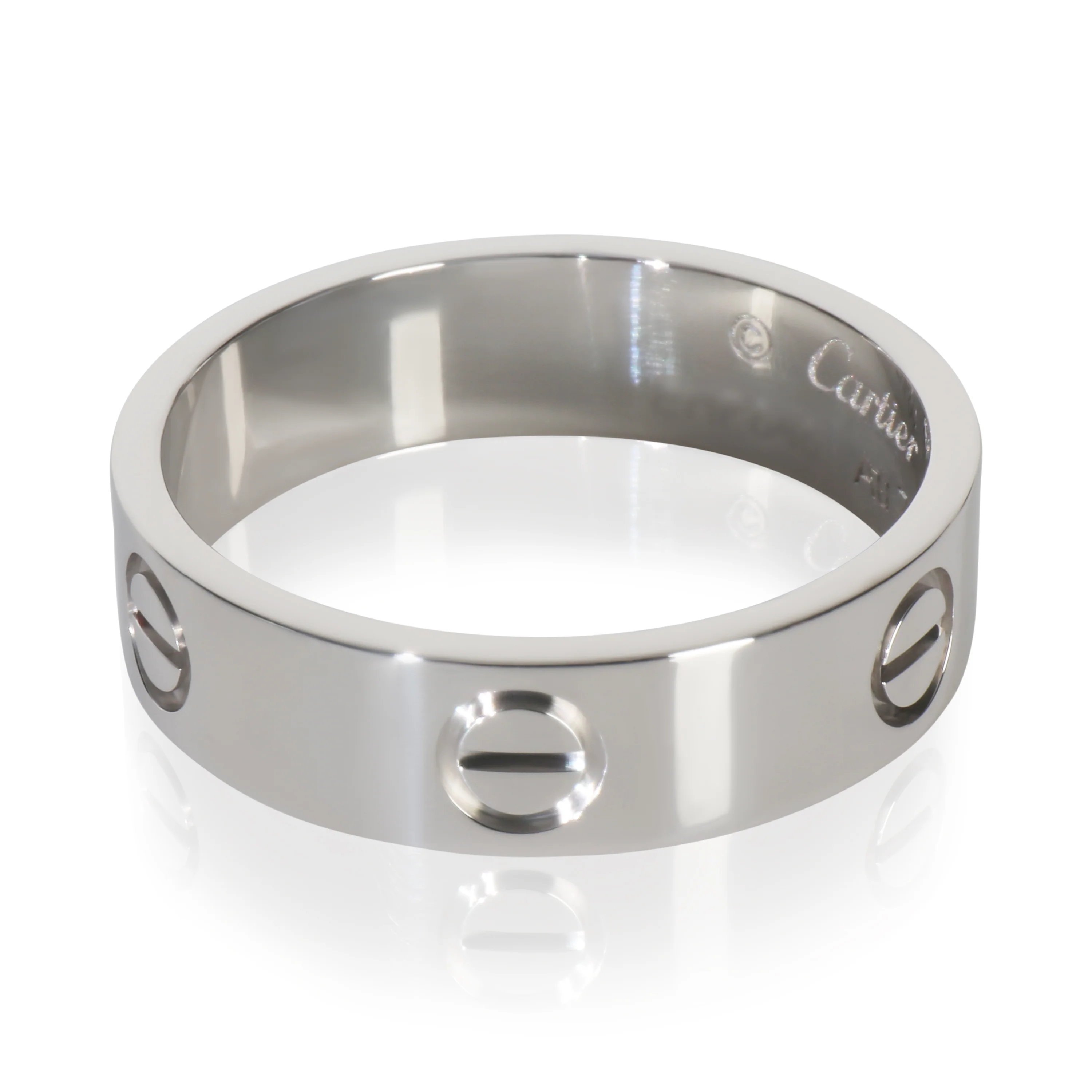 White Gold Love Ring - Image 2