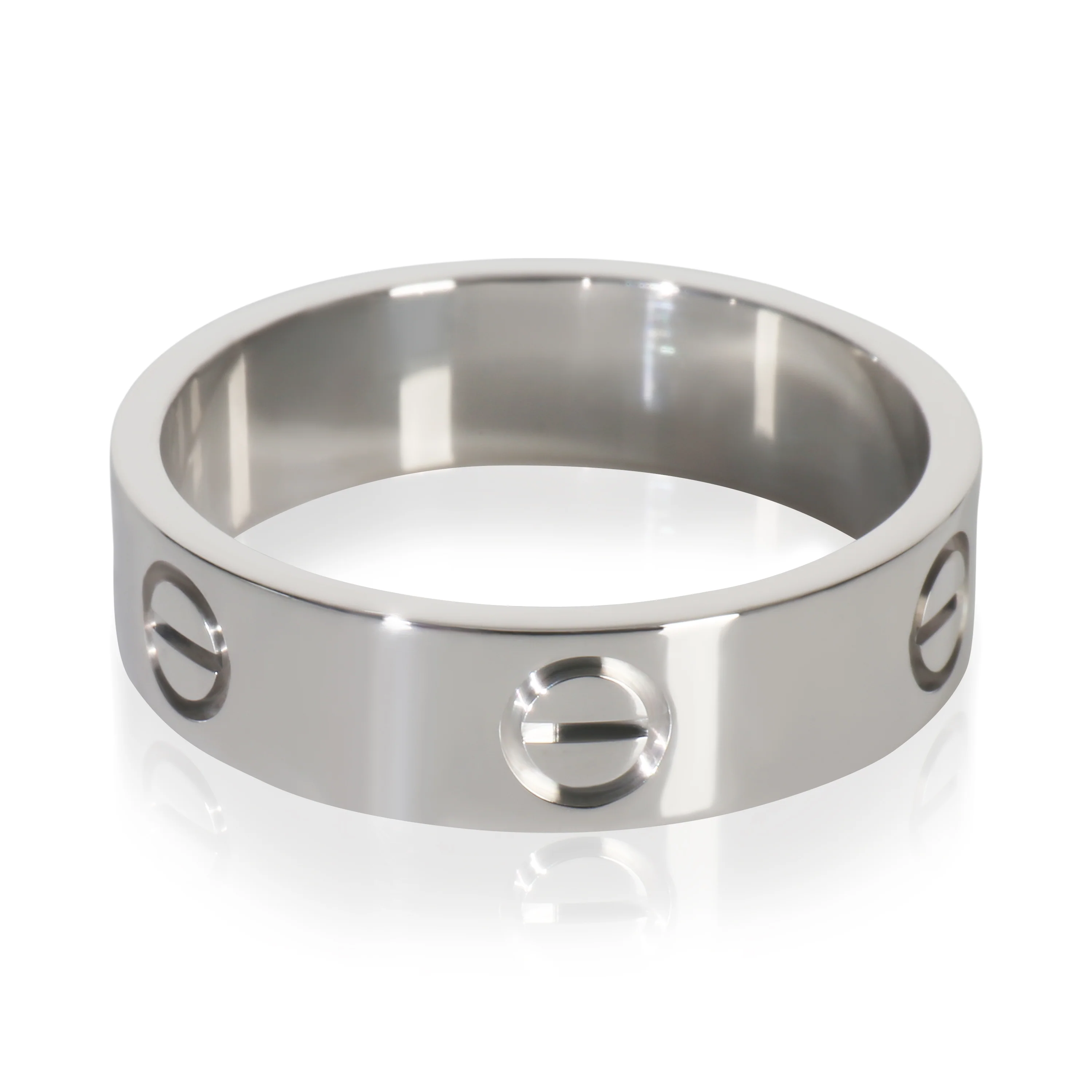 White Gold Love Ring - Image 4