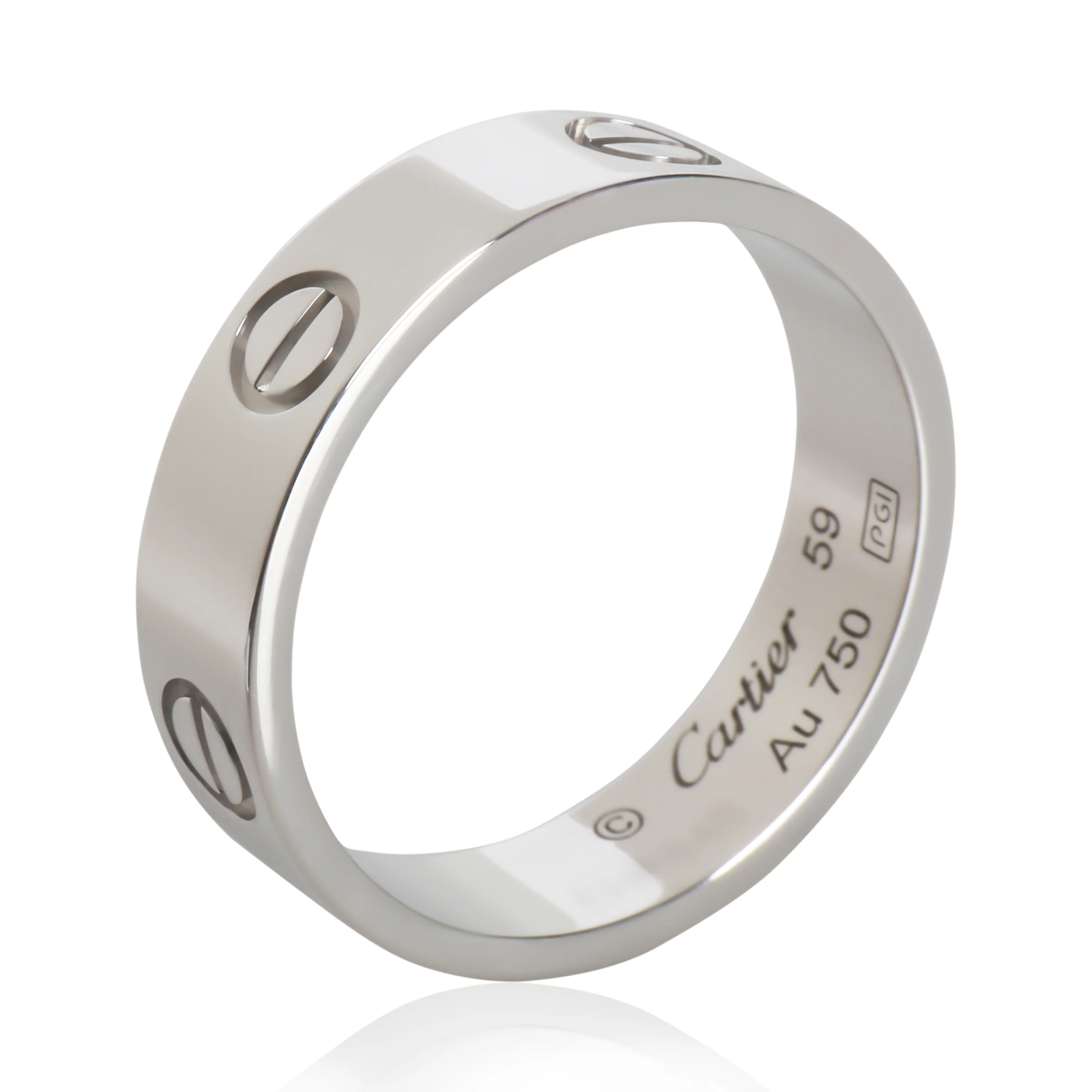 White Gold Love Ring - Image 7