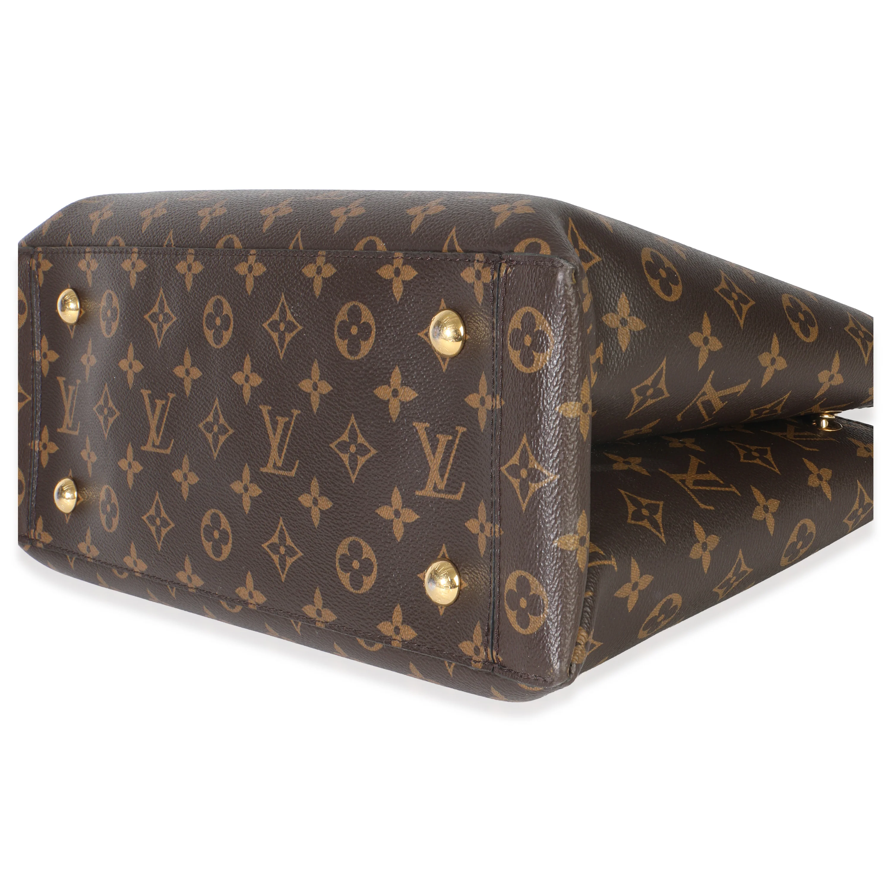 Black Monogram Canvas Flower Tote - Image 6