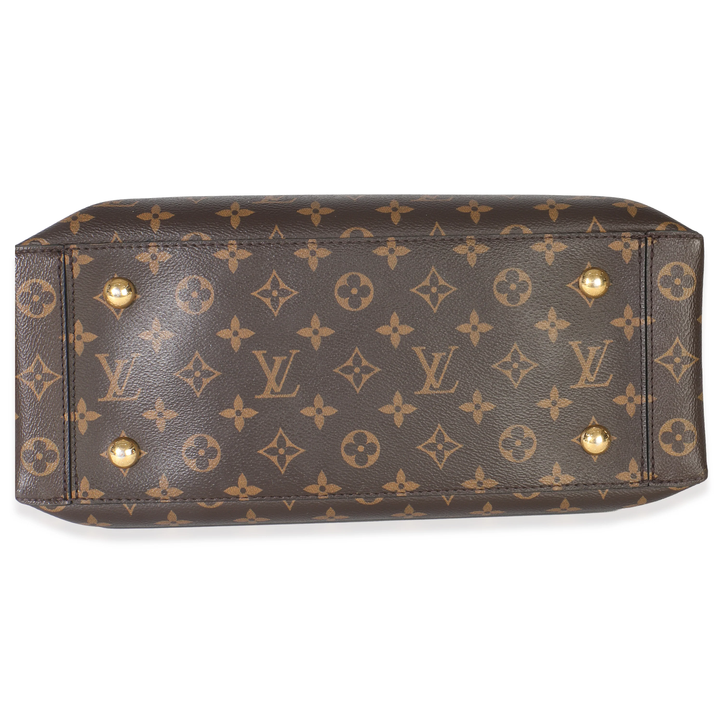 Black Monogram Canvas Flower Tote - Image 7