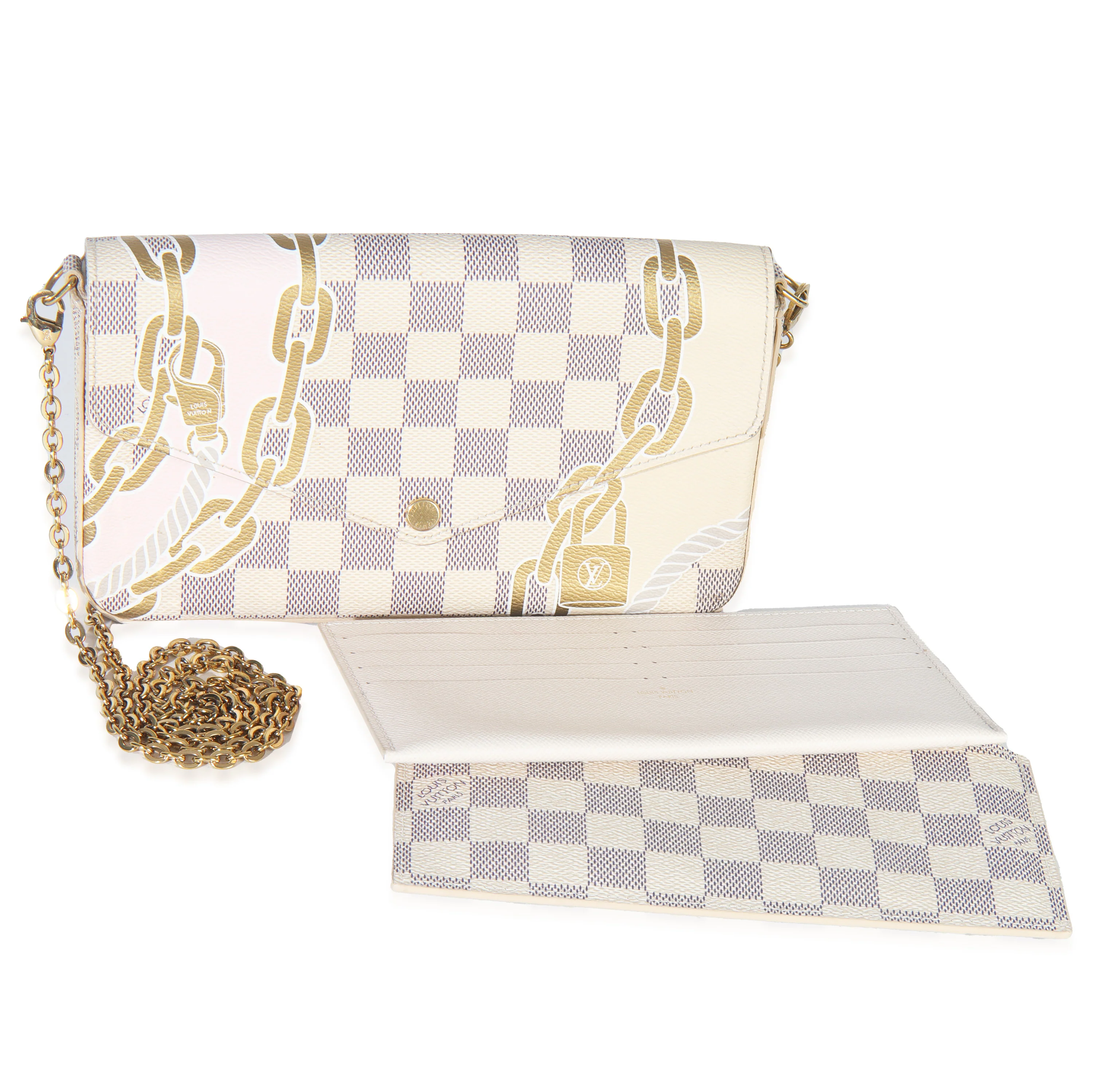 Damier Azur Canvas Nautical Felicie Pochette