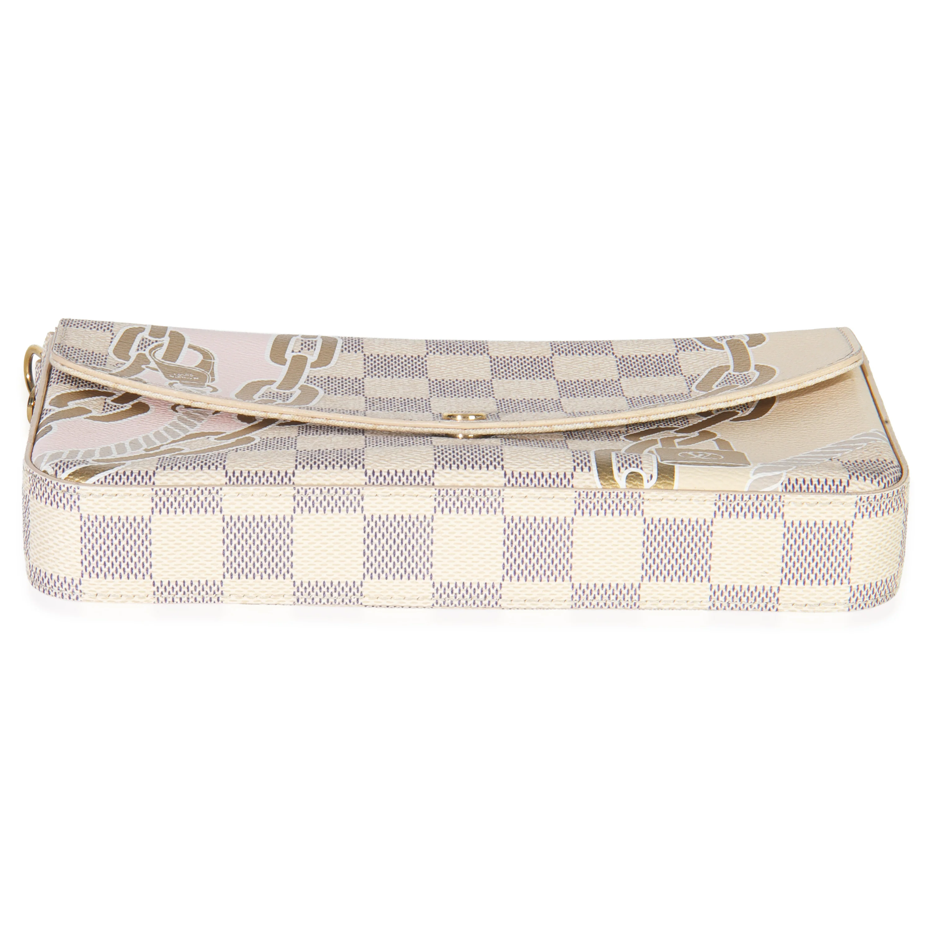 Damier Azur Canvas Nautical Felicie Pochette - Image 7