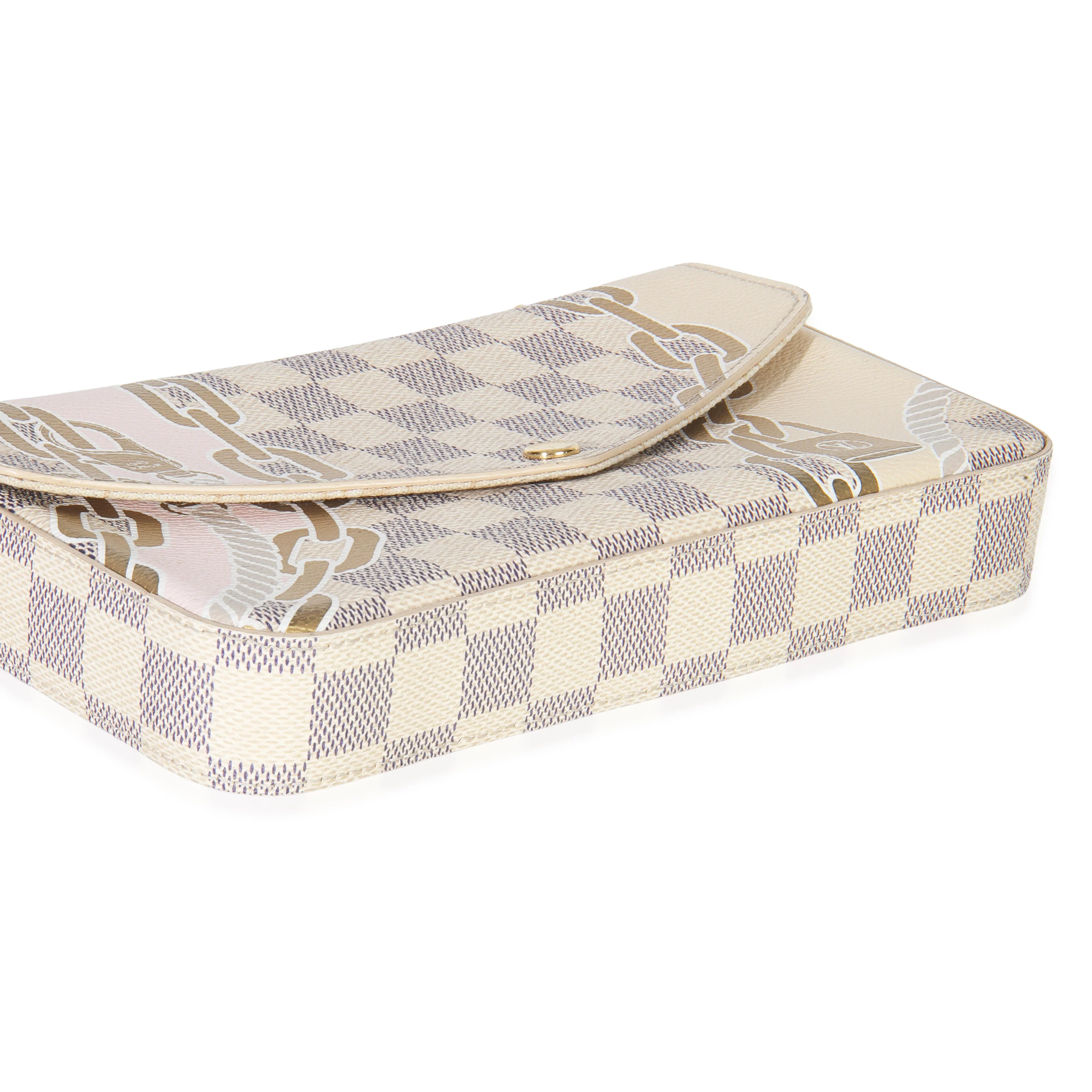 Damier Azur Canvas Nautical Felicie Pochette - Image 8