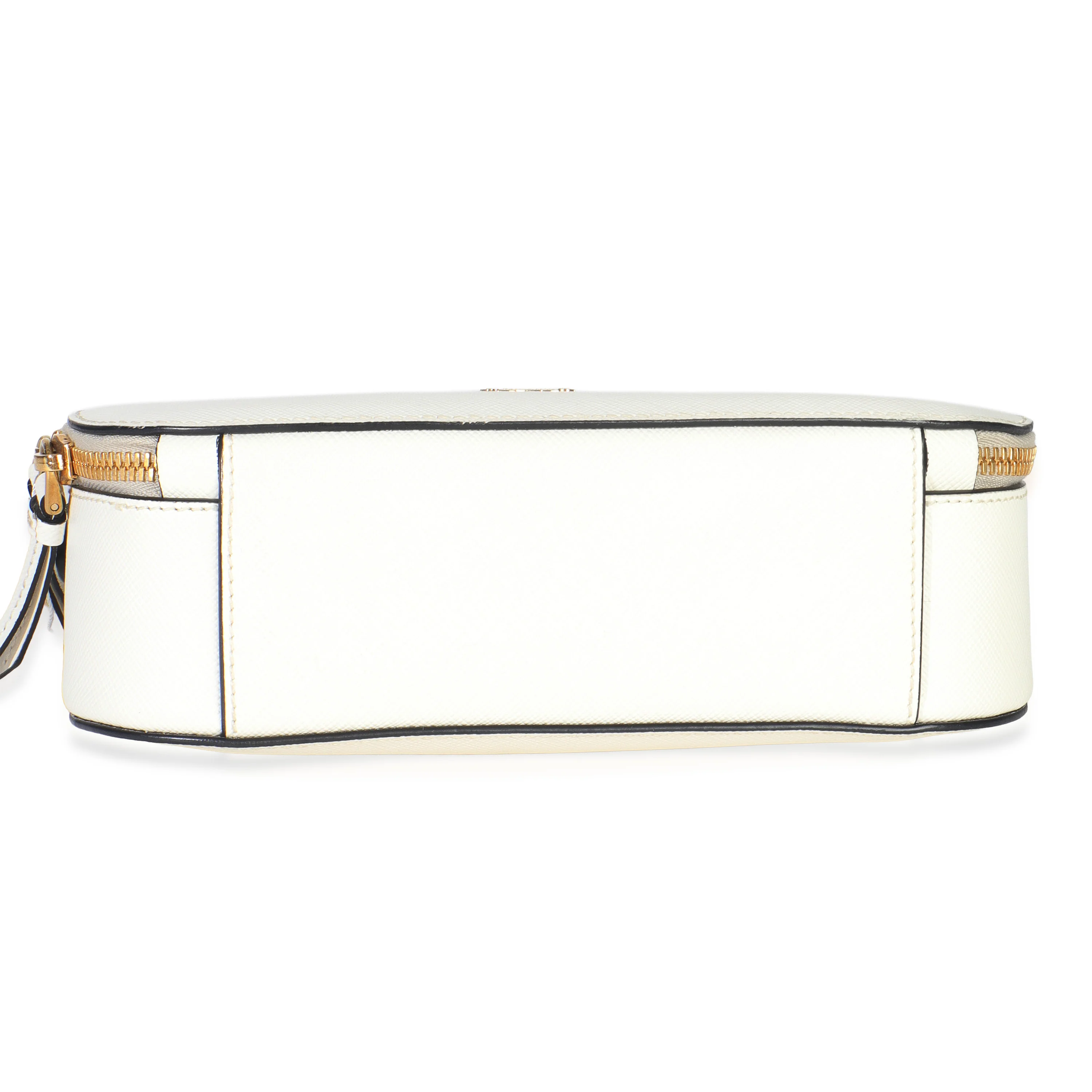 White Saffiano Small Odette Top Handle Bag - Image 5