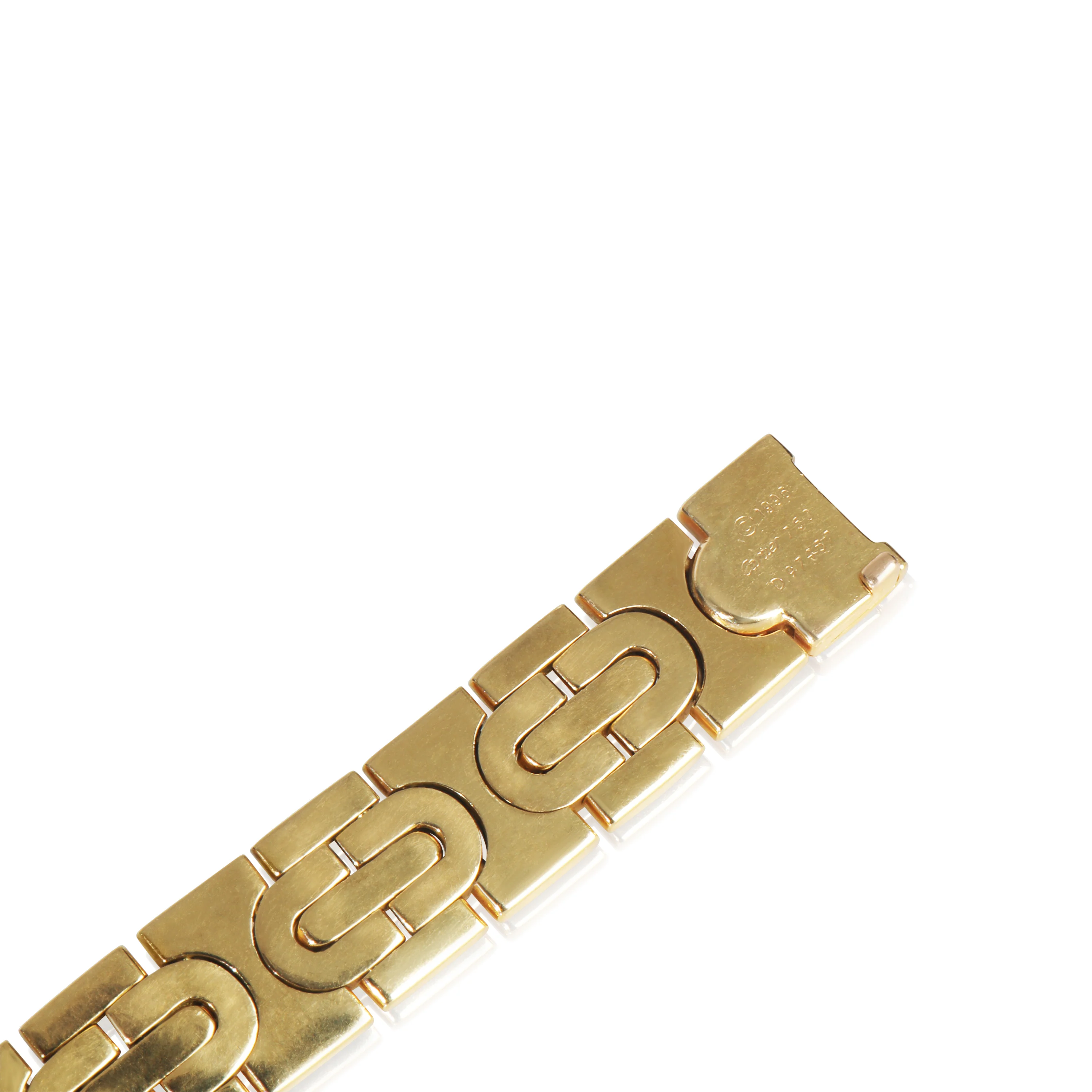 Yellow Gold Diamond Vintage 1996 Panthere Bracelet - Image 4