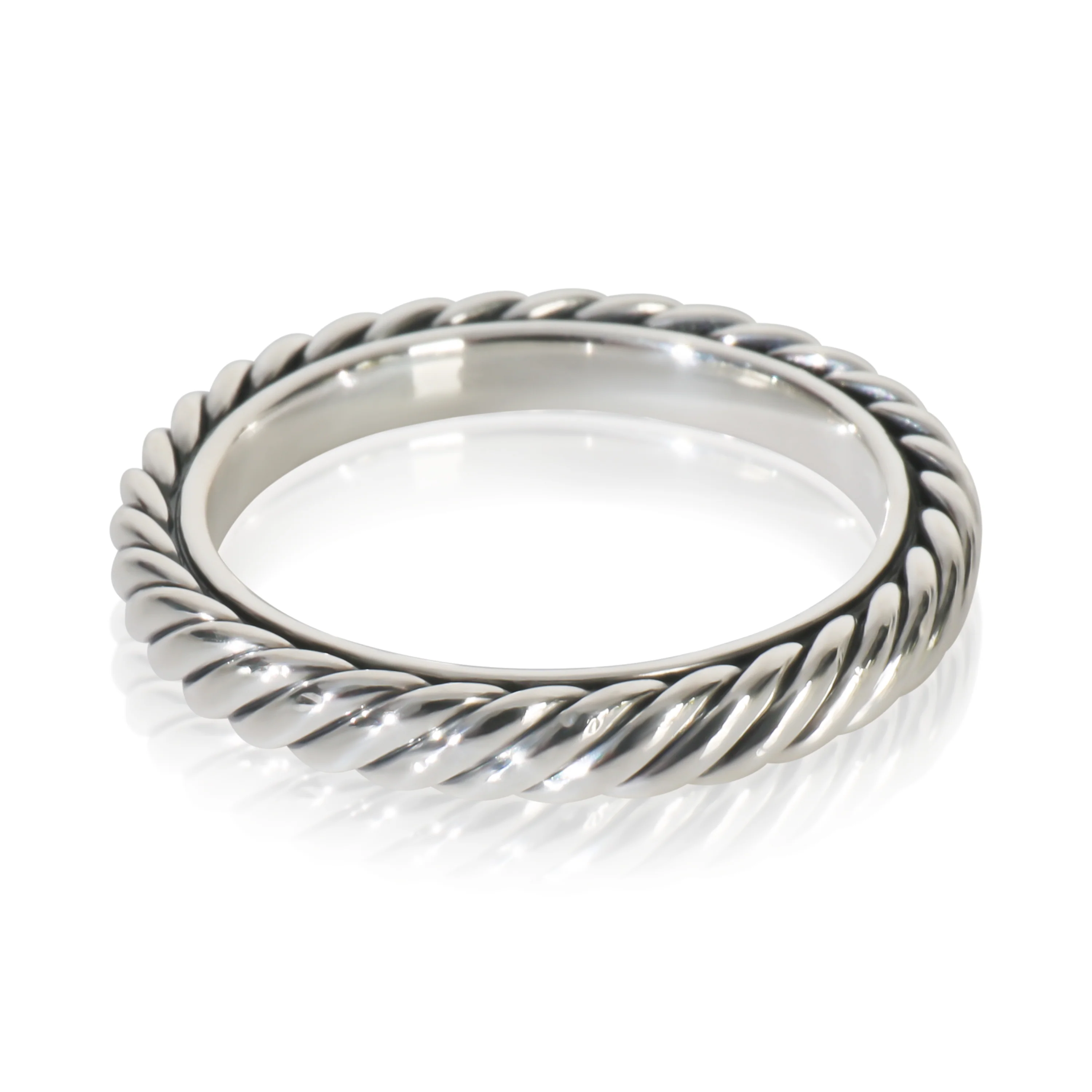 Sterling Silver  Cable Ring - Image 3