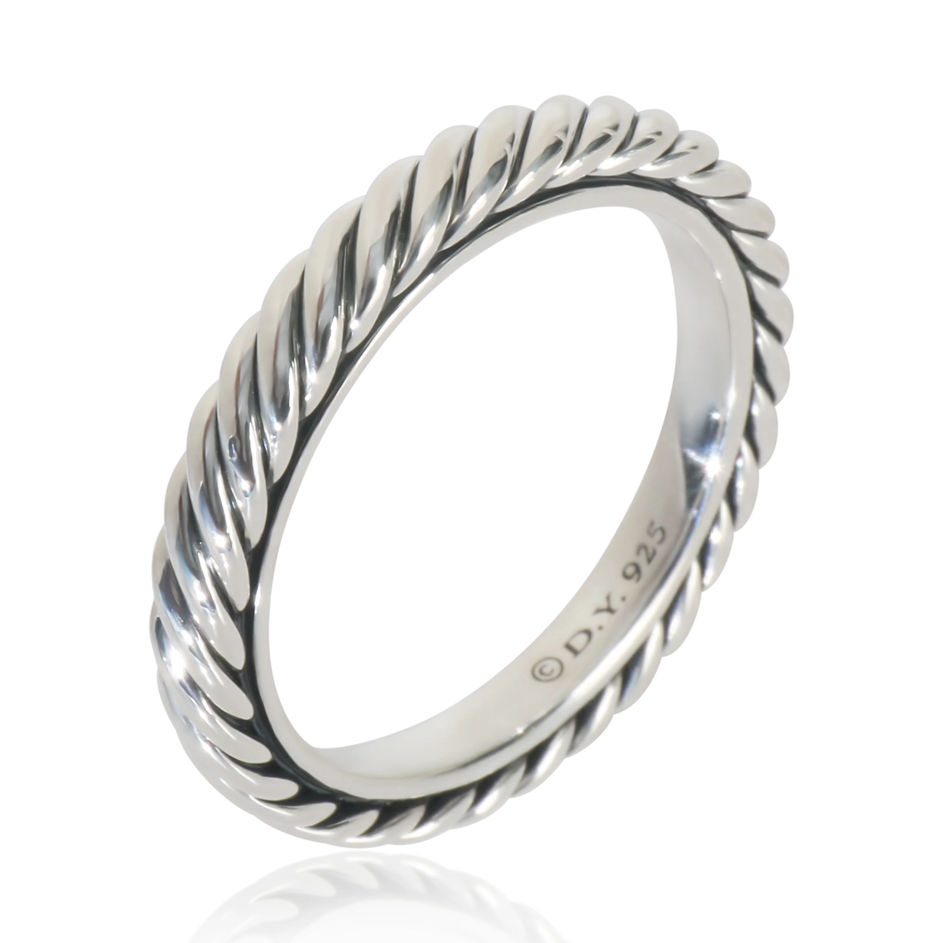 Sterling Silver  Cable Ring - Image 4