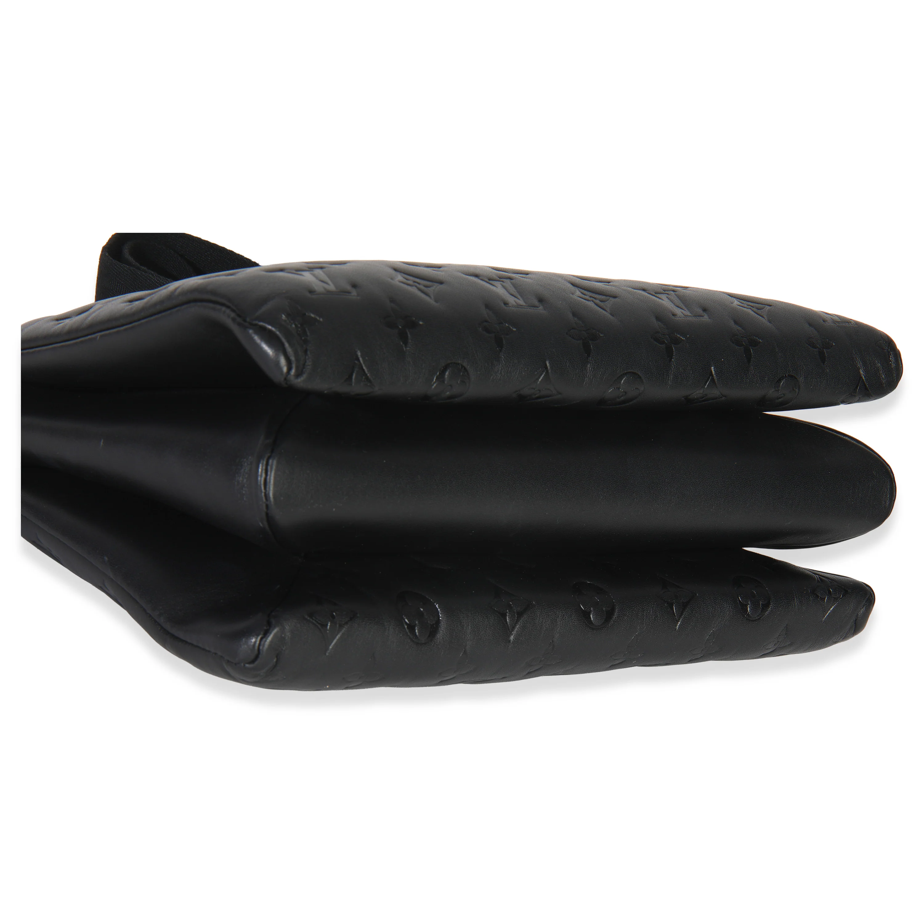 Black Monogram Embossed Lambskin Coussin MM - Image 6