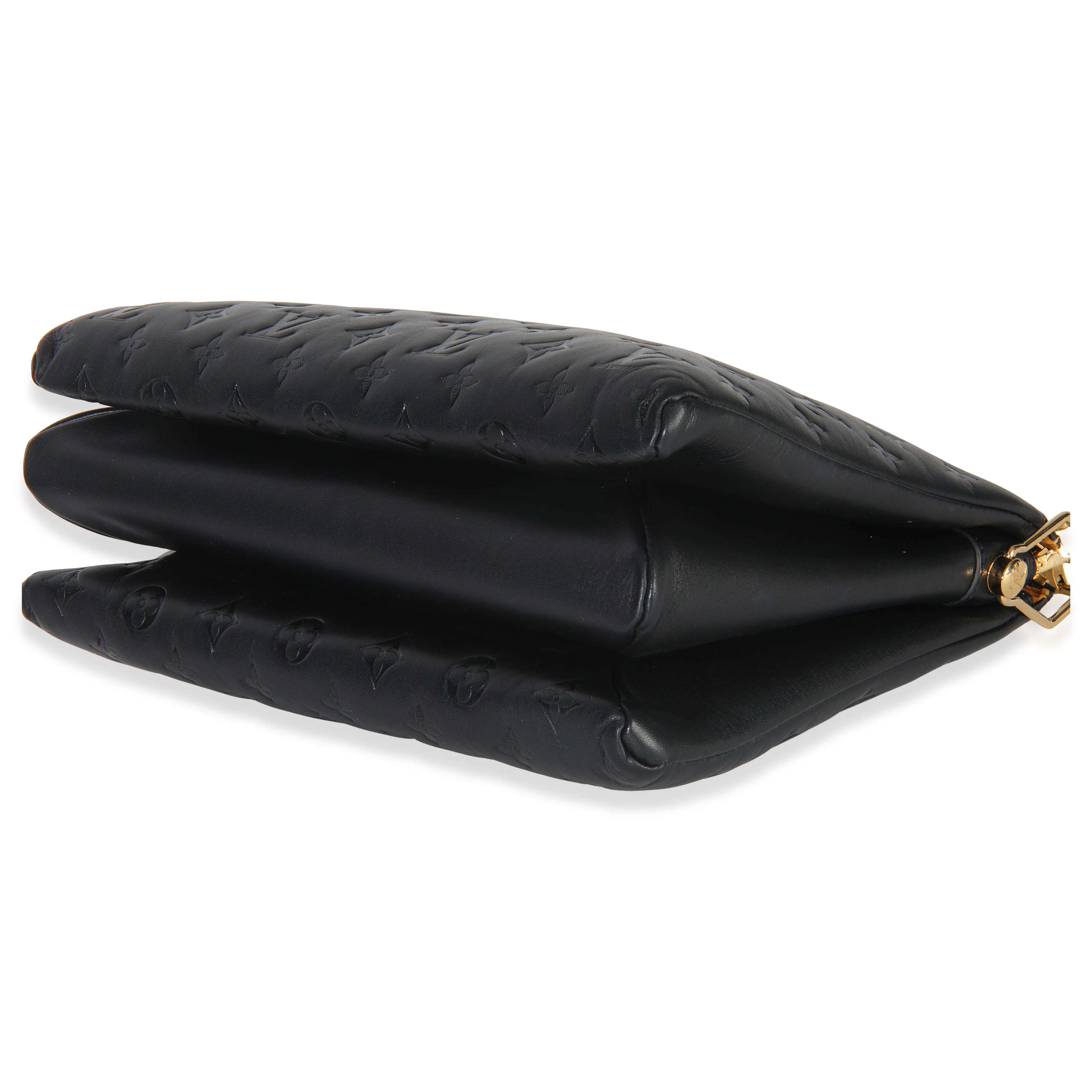 Black Monogram Embossed Lambskin Coussin MM - Image 7