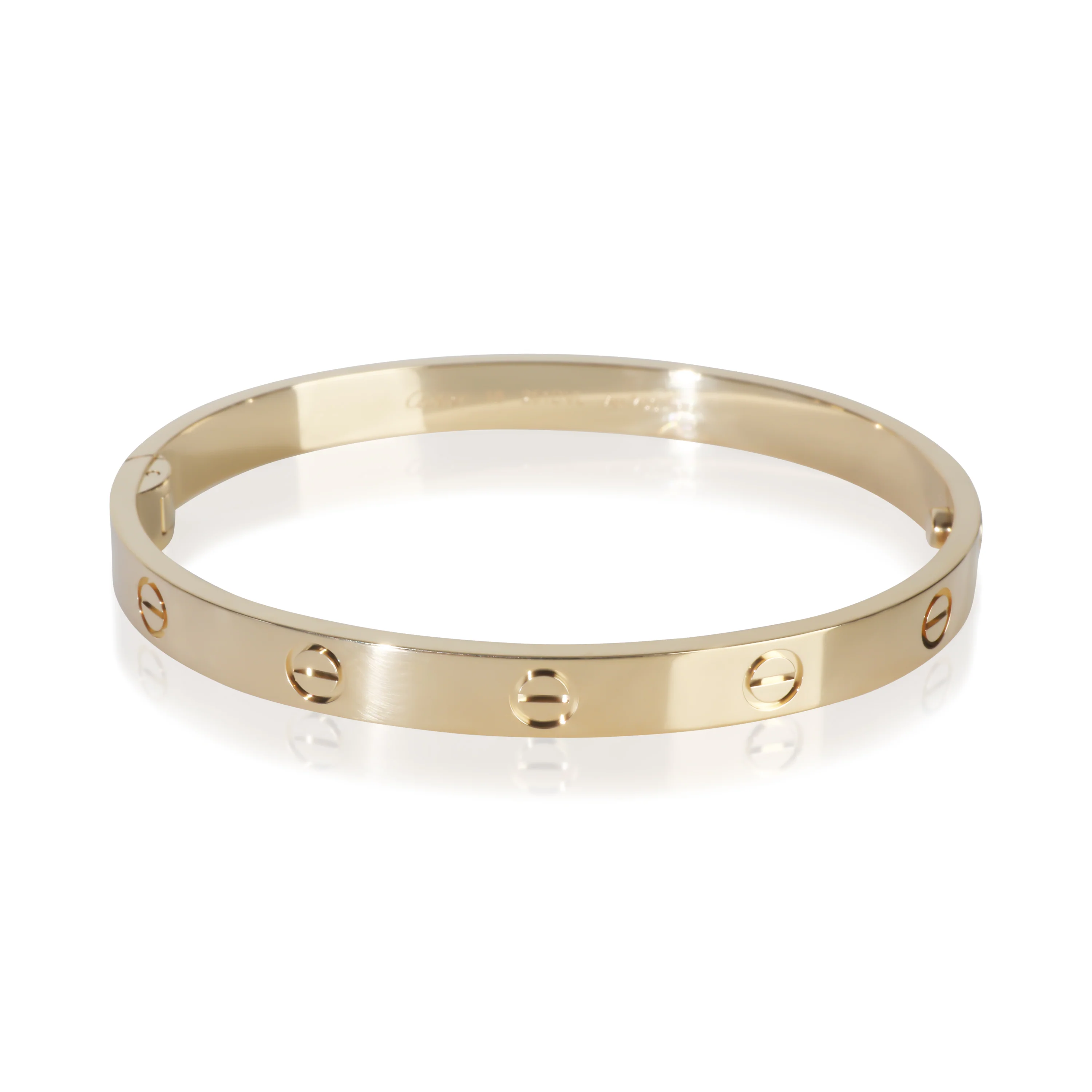 Yellow Gold  Single Screw Love Bracelet