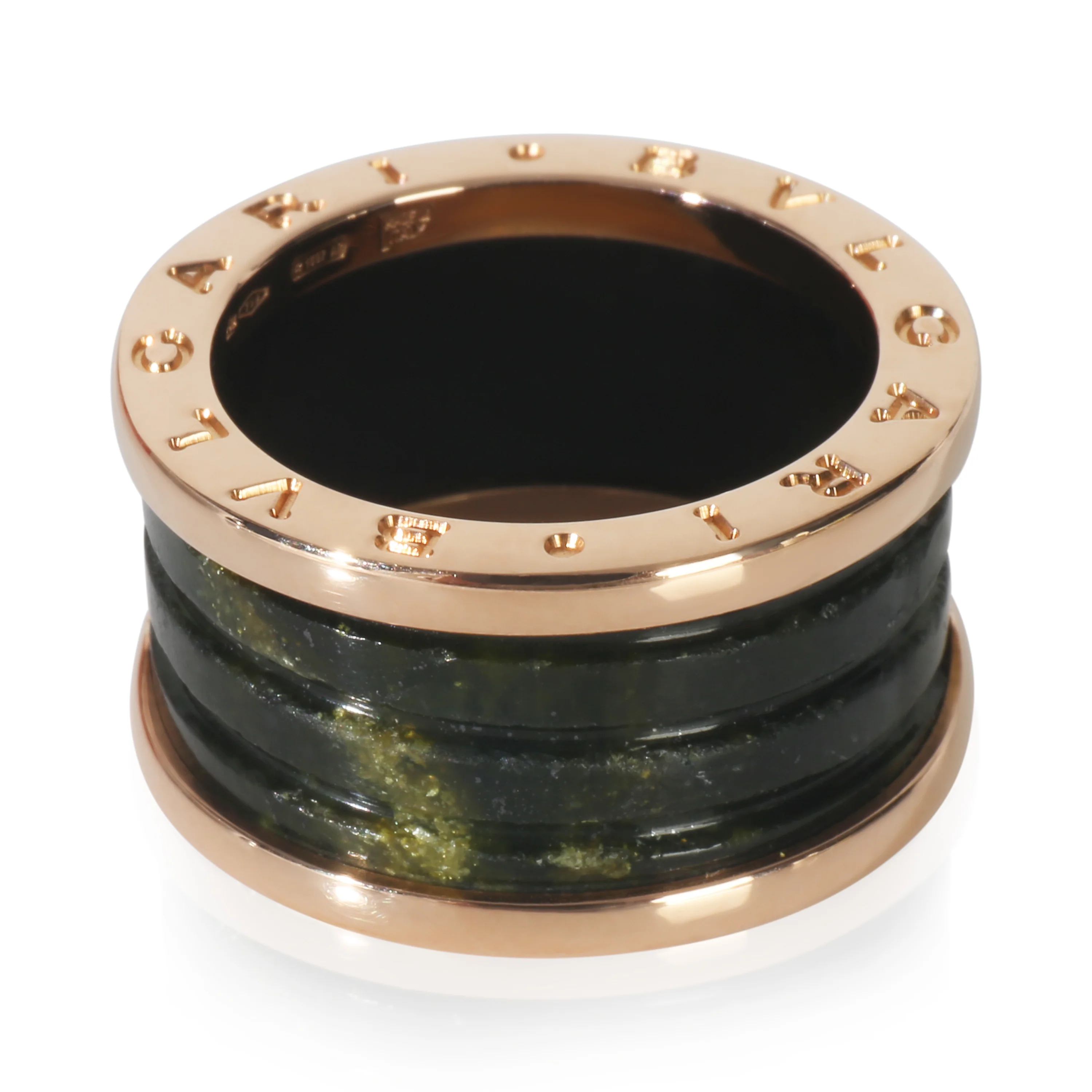 Rose Gold B.zero1 Marble Ring - Image 2