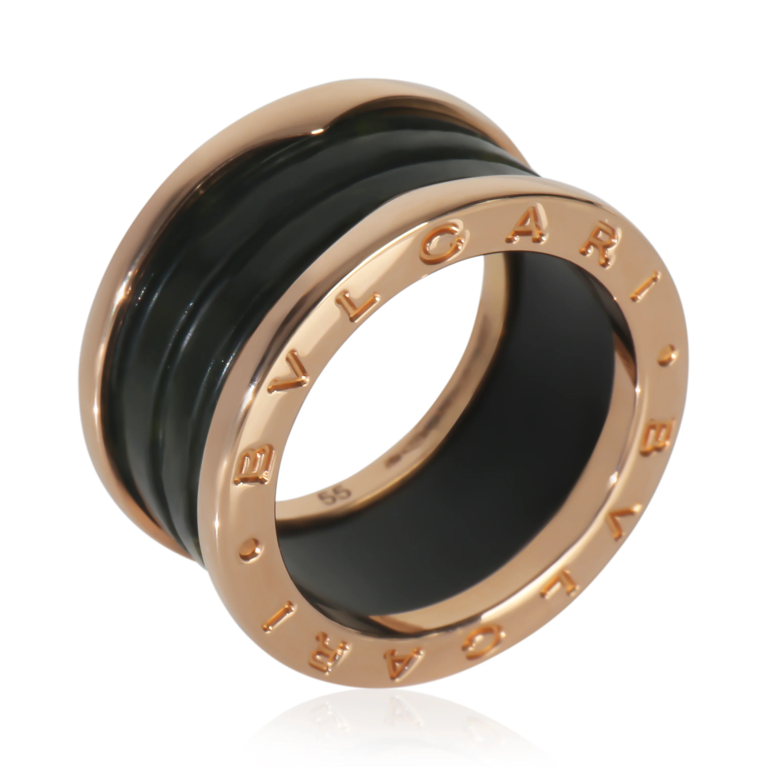 Rose Gold B.zero1 Marble Ring - Image 4