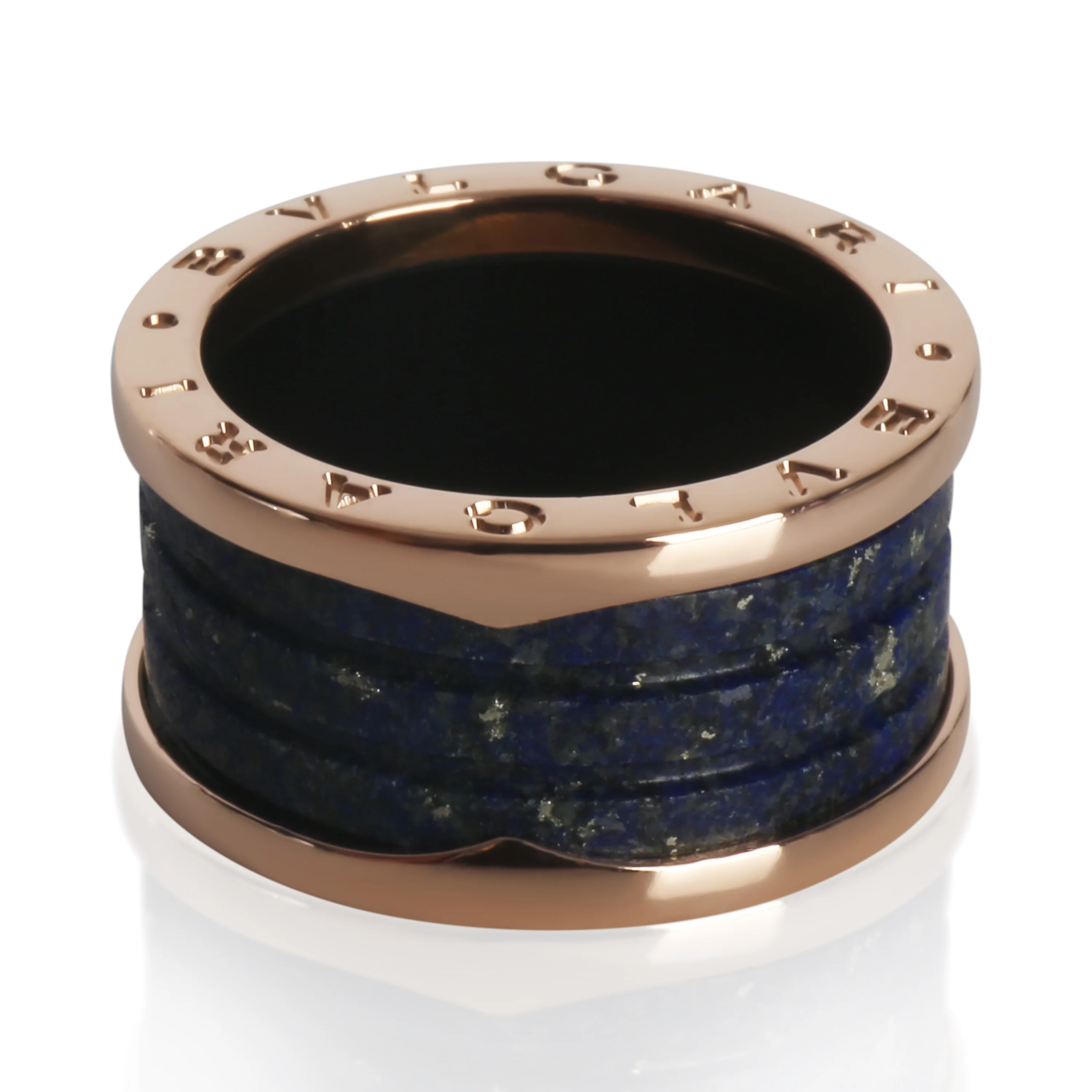 Rose Gold Lapis B.zero1 Ring - Image 3