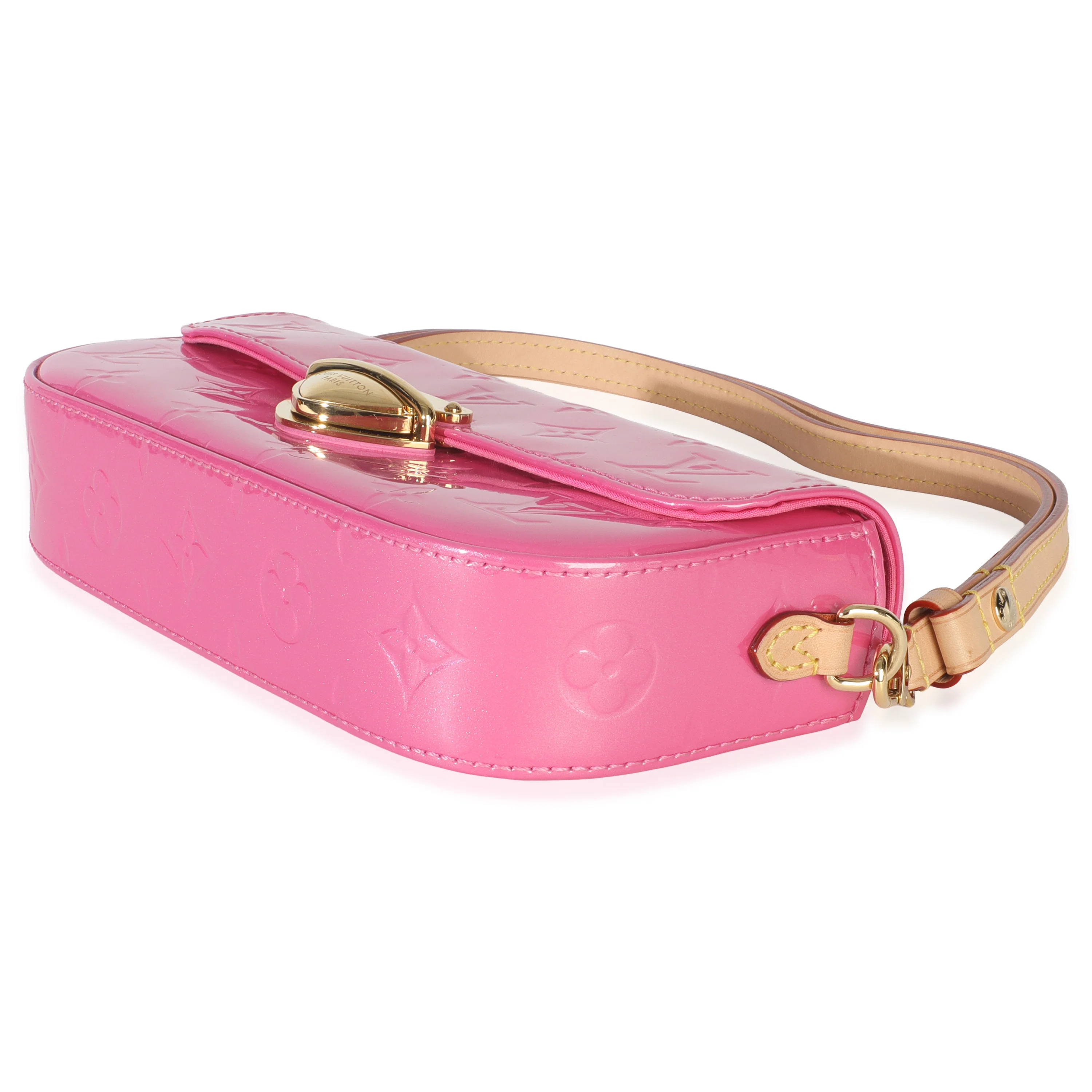 Framboise Monogram Vernis Malibu Street Pochette - Image 5
