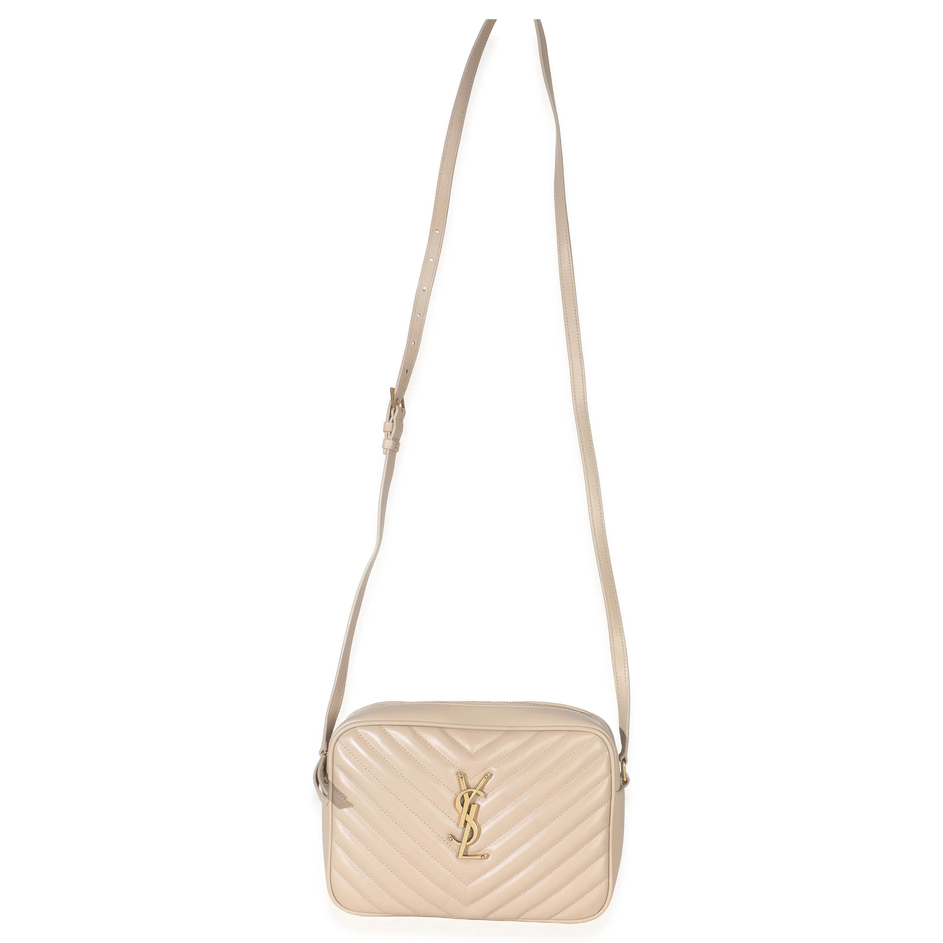 Dark Beige Matelasse Calfskin Monogram Lou Camera Bag - Image 8