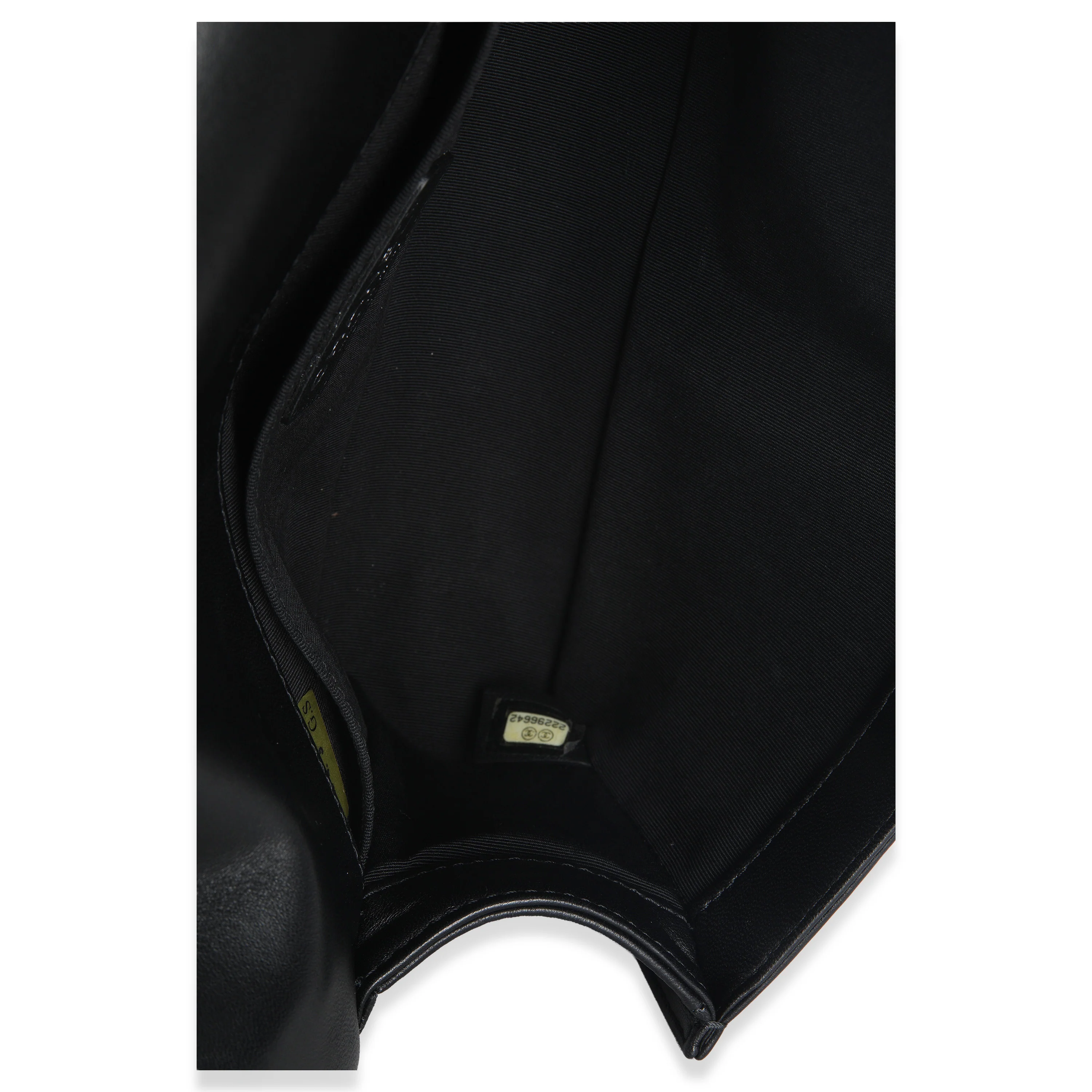 Black Quilted Lambskin Old Medium Boy Bag - Image 10