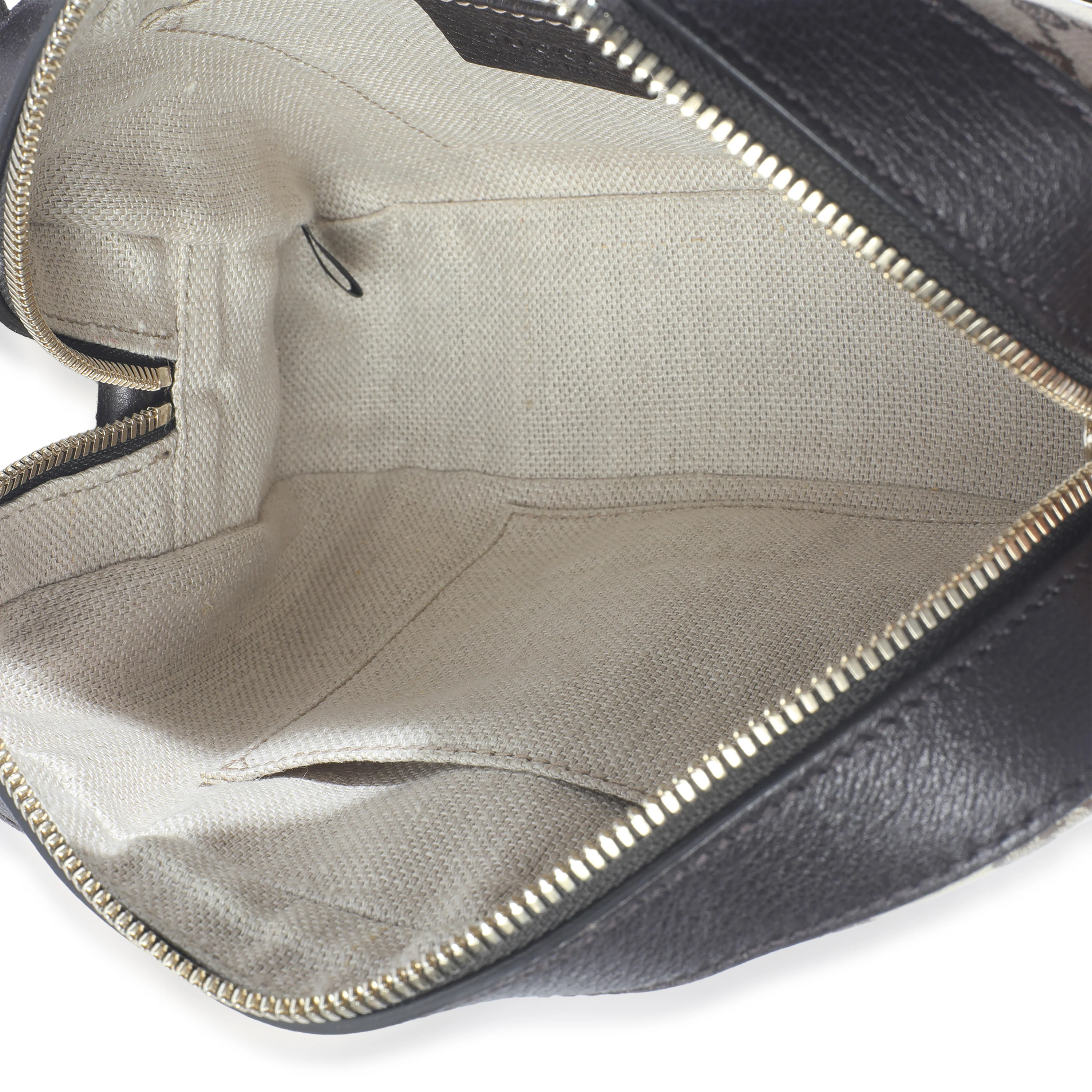 GG Supreme Canvas Web Small Webby Bee Shoulder Bag - Image 8