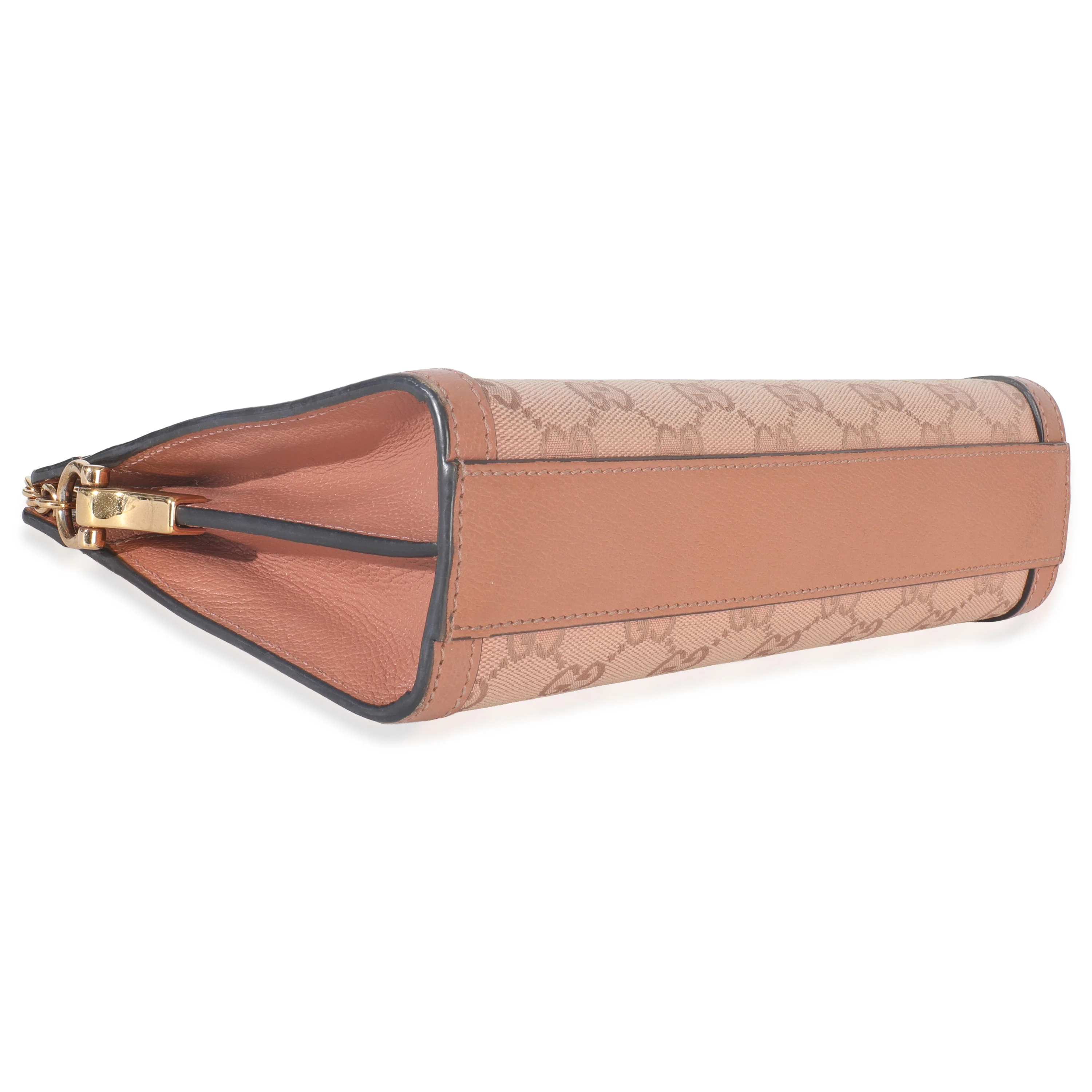 Light Pink GG Canvas Small Ophidia Chain Shoulder Bag - Image 7