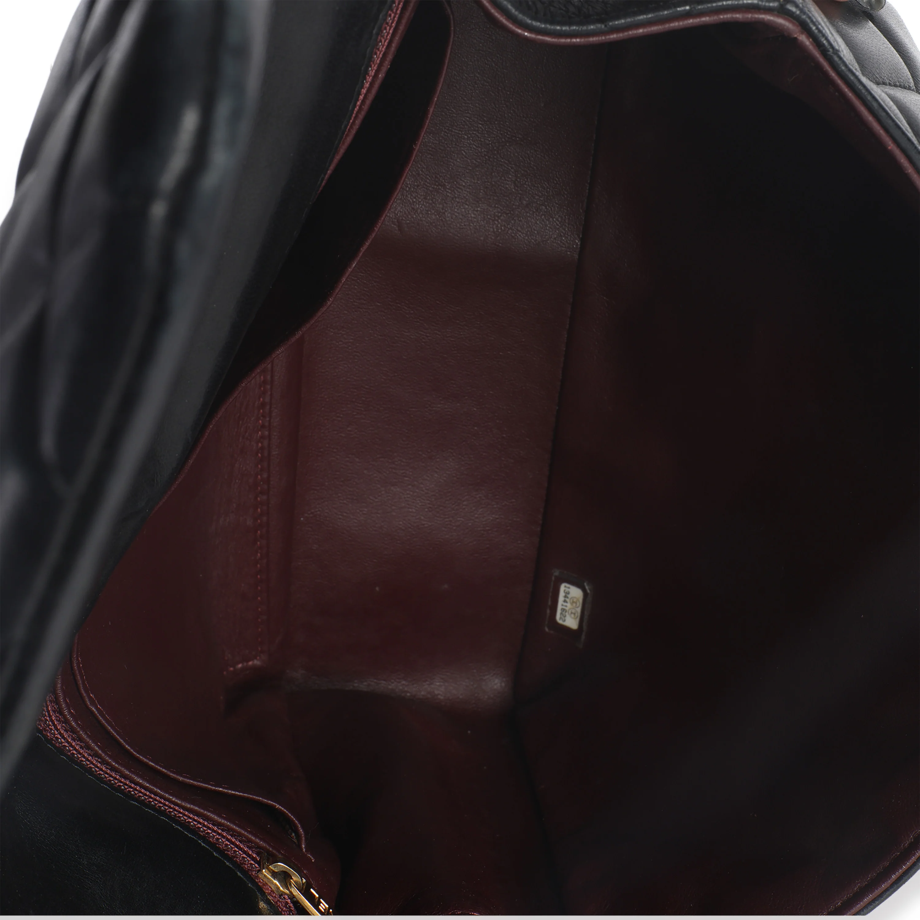 Black Quilted Lambskin Jumbo Single Flap Bag - Image 8