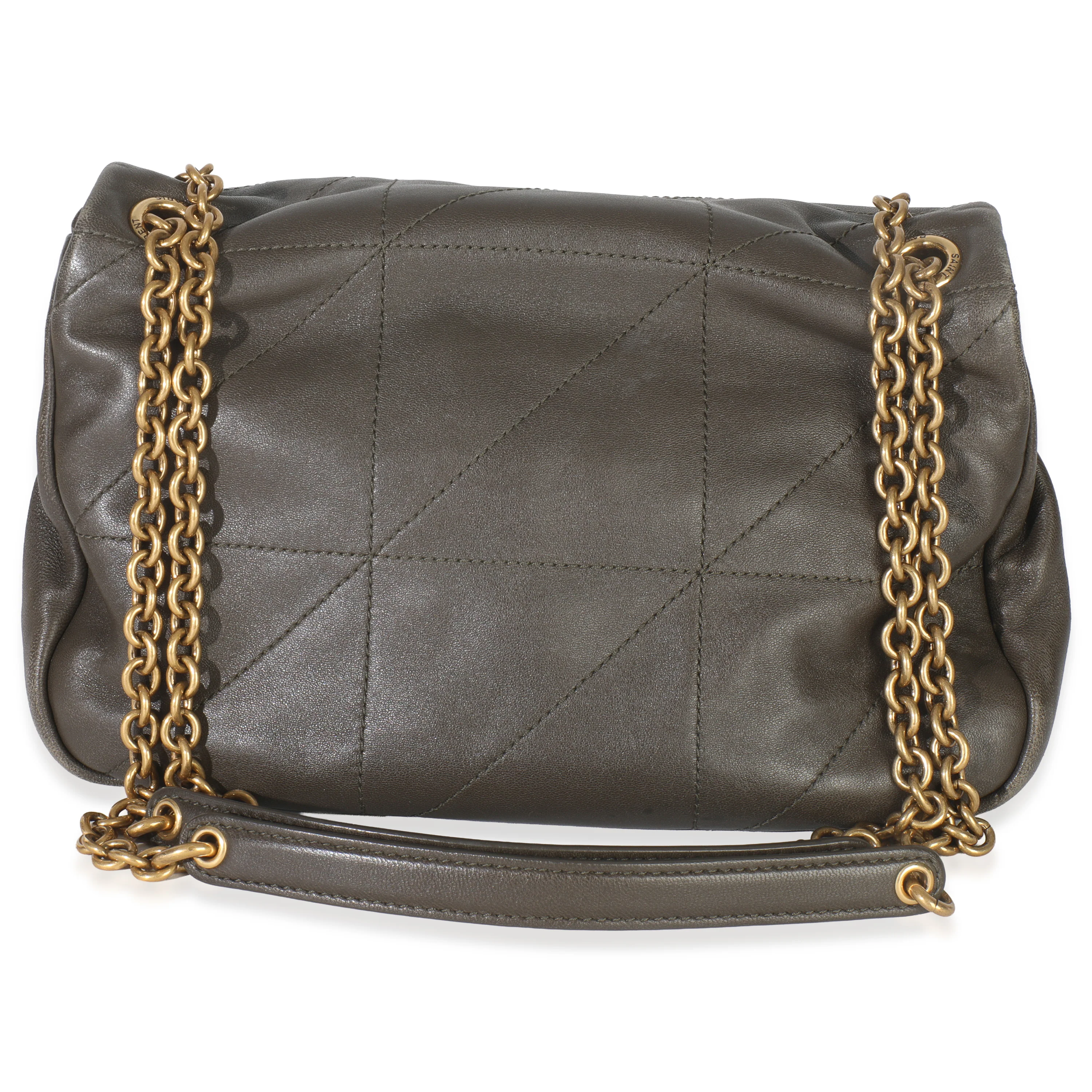 Olive Lambskin Matelasse Monogram Small Jamie 4.3 - Image 4