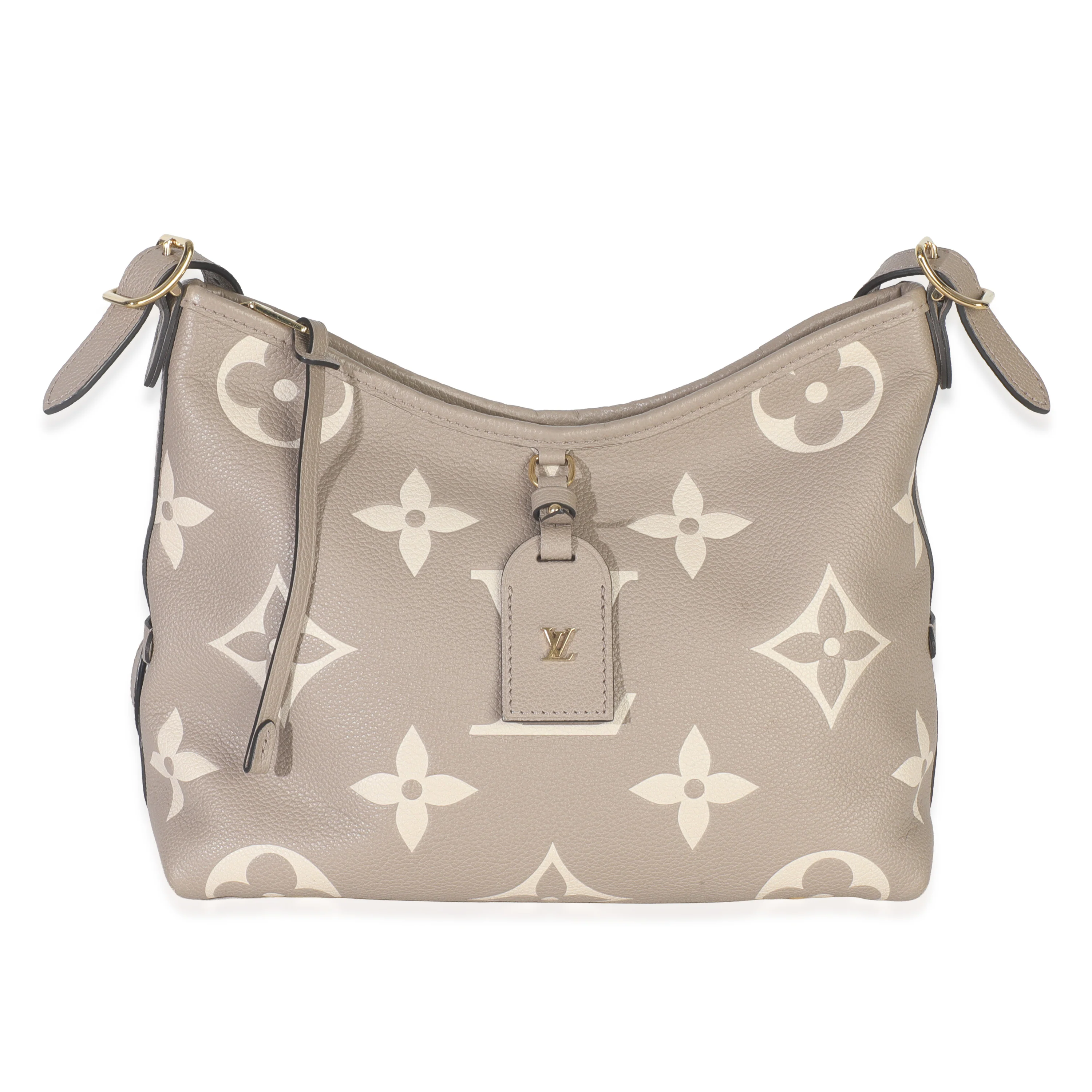 Tourterelle Bicolor Giant Monogram Empreinte Carryall PM