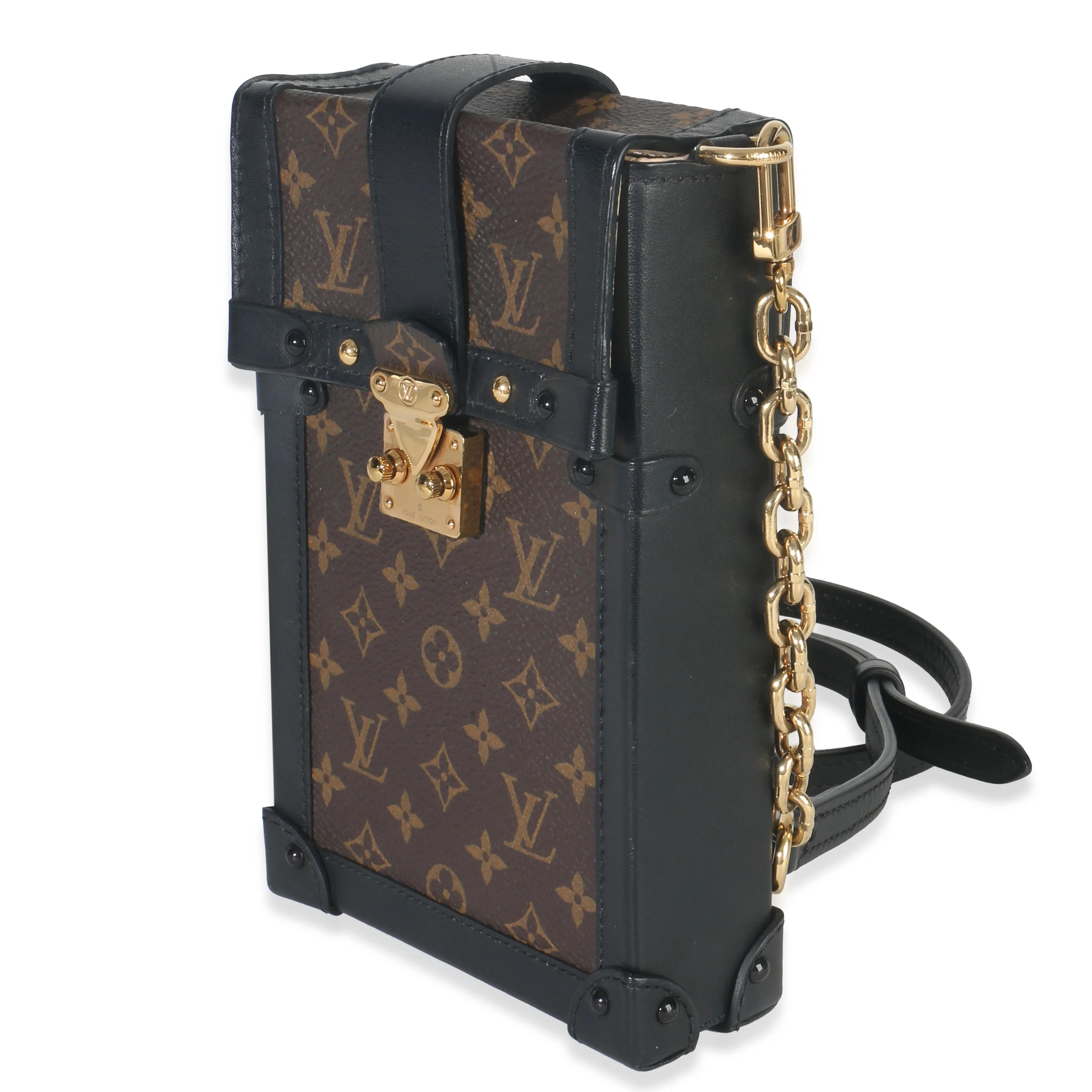 Black Monogram Canvas Verticale Trunk Pochette - Image 2