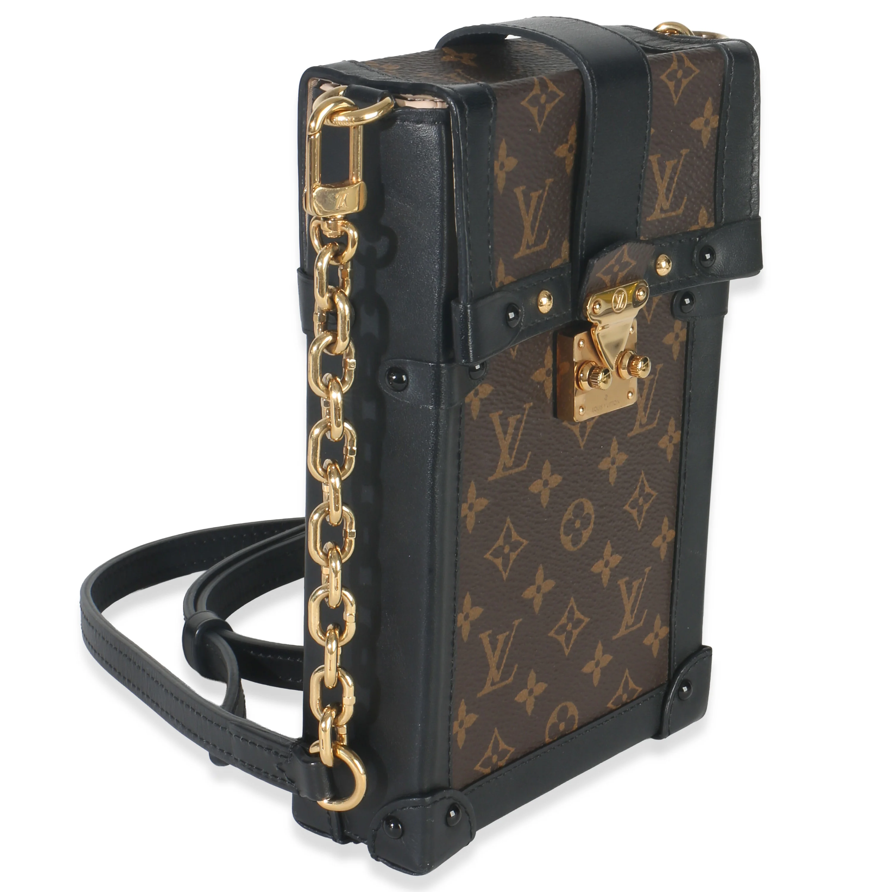 Black Monogram Canvas Verticale Trunk Pochette - Image 3