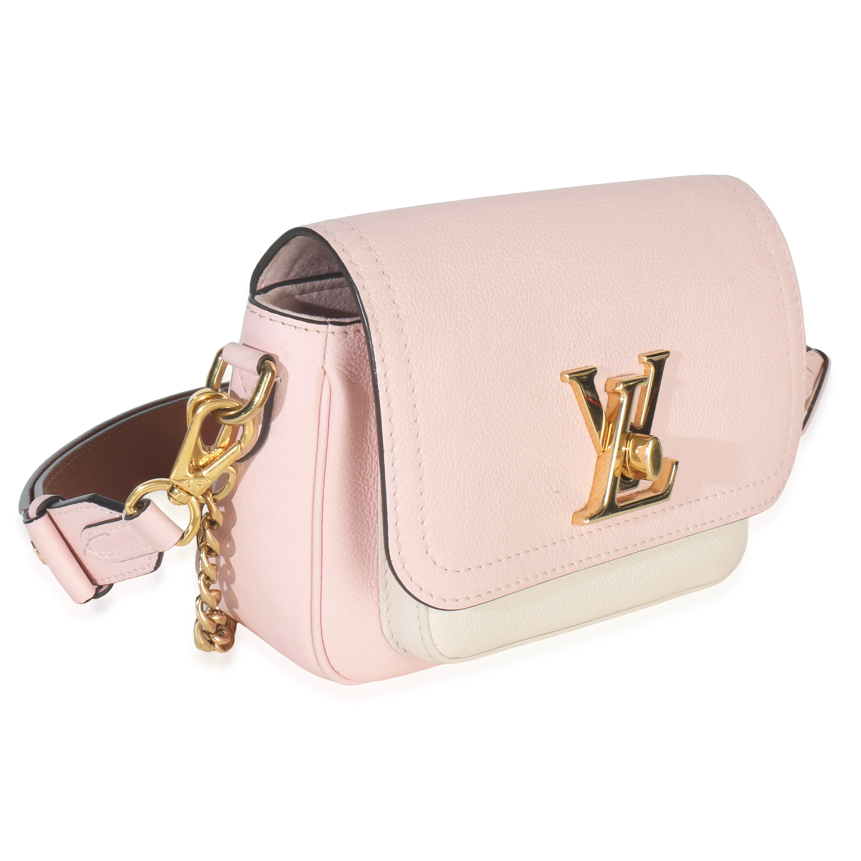 Rose Water Grained Calfskin Lockme Tender - Image 3
