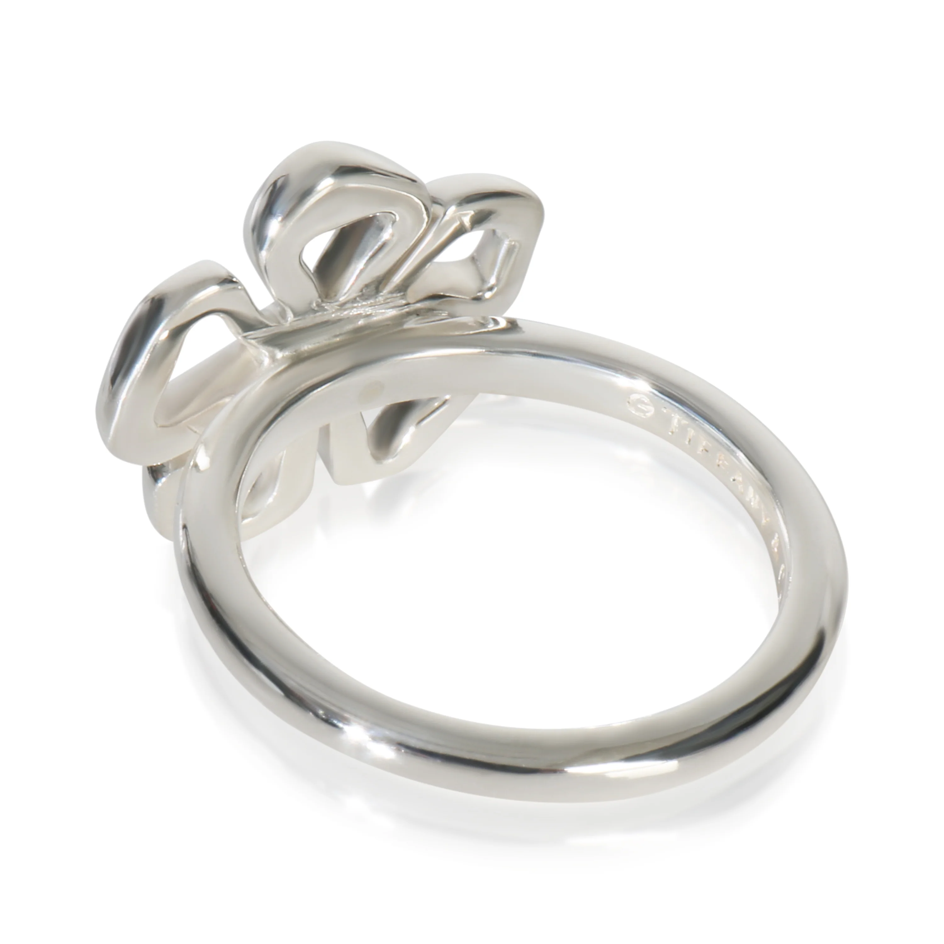 Sterling Silver  Vintage Flower Ring - Image 3