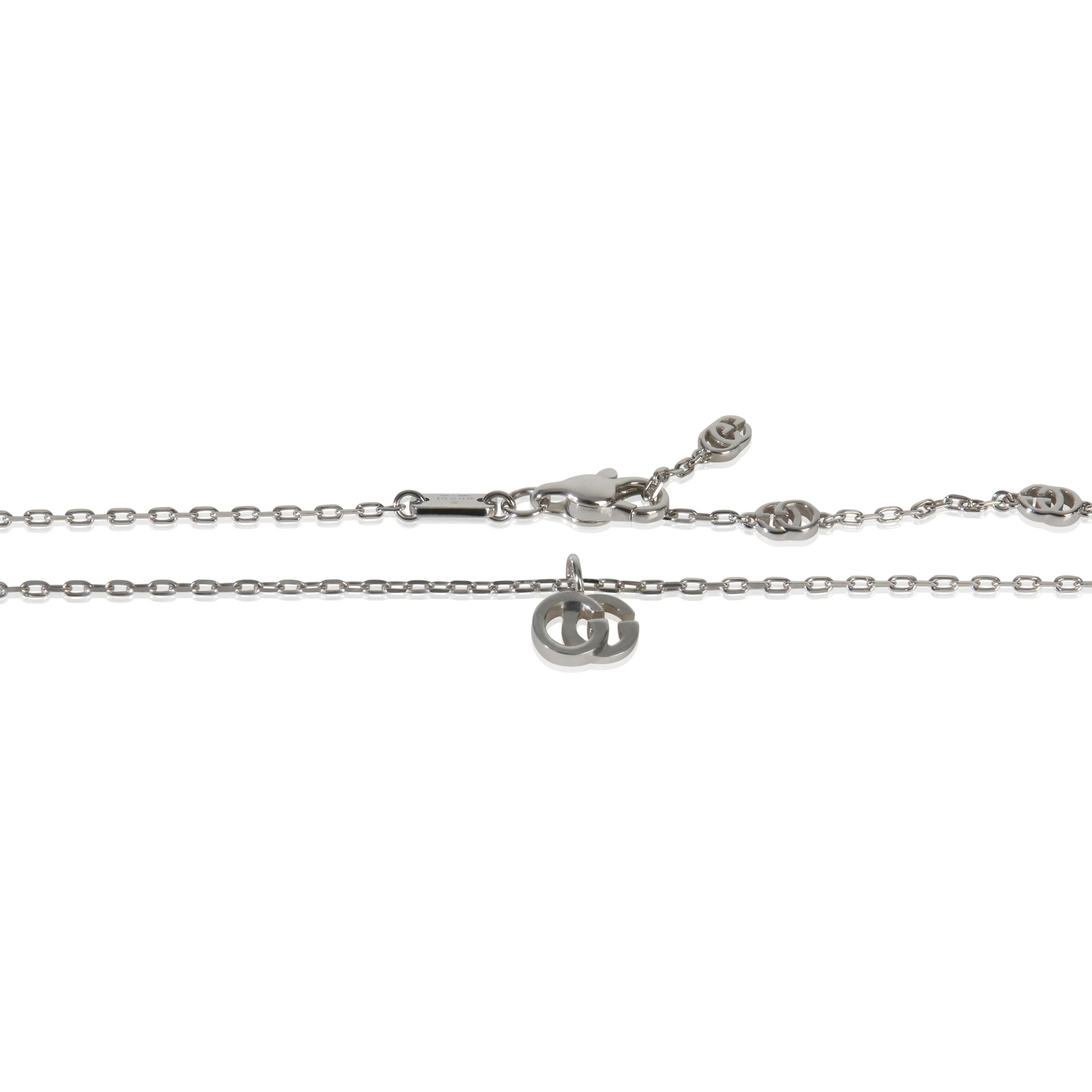 White Gold  GG Marmont Necklace - Image 2