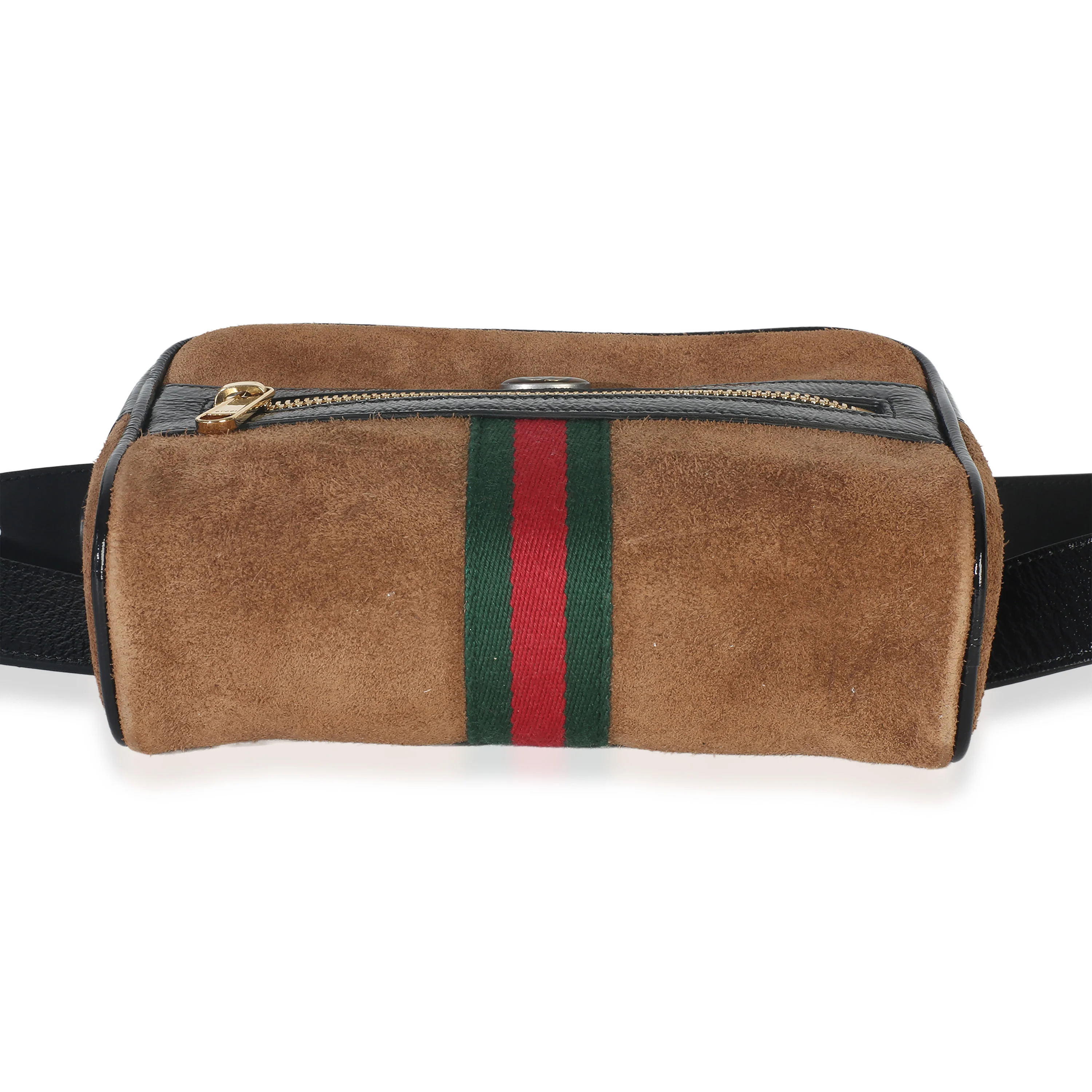 Brown Suede Small Ophidia Belt Bag - Image 5