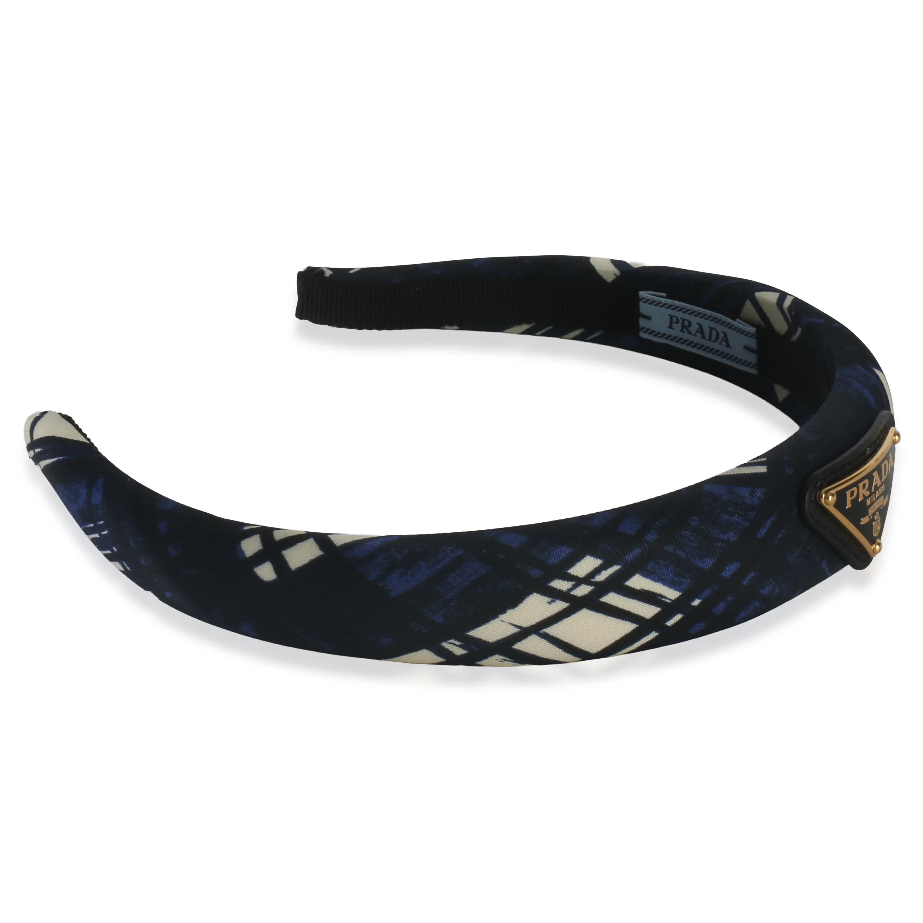 Navy Printed Re-Nylon Logo Headband - Image 2