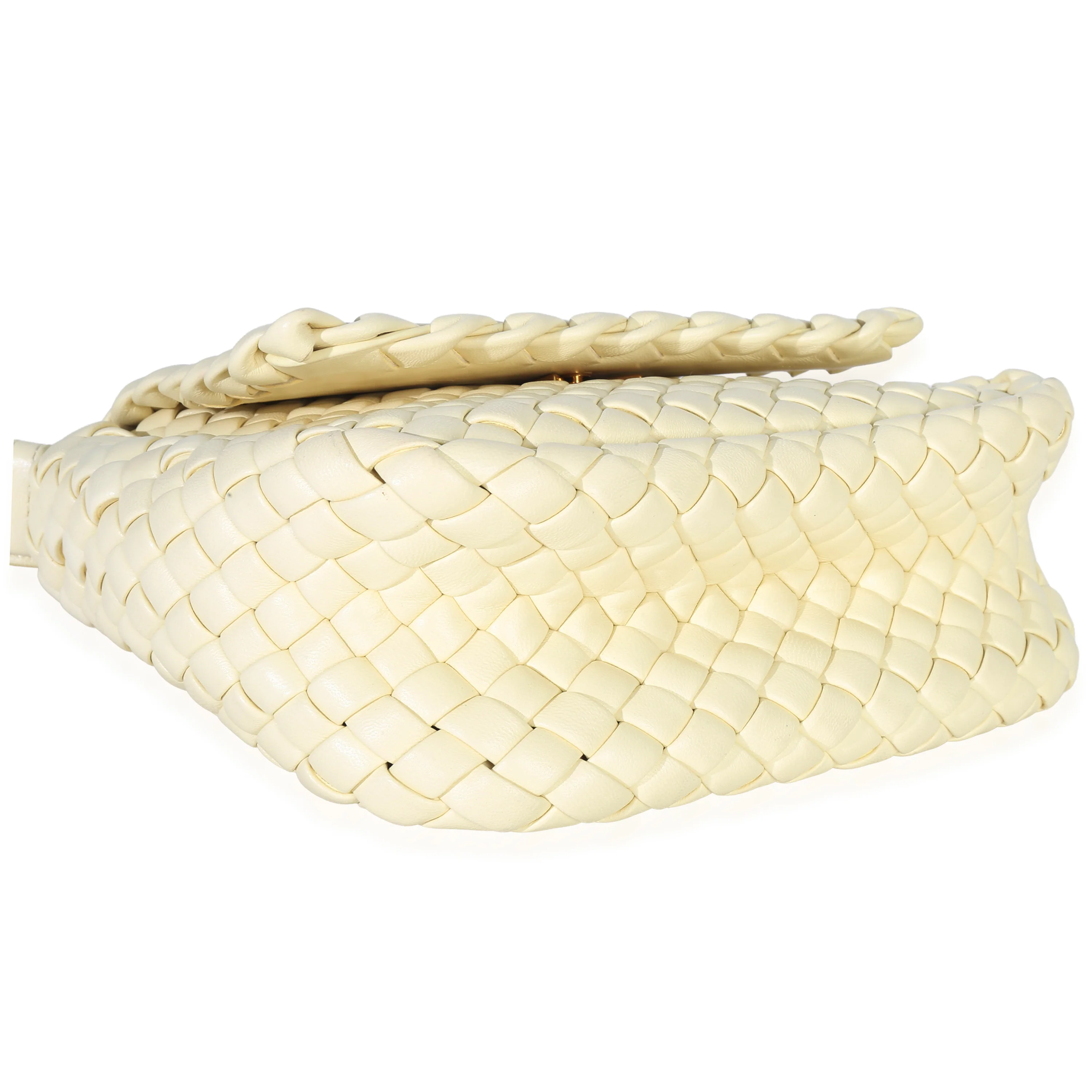 Chamomile Nappa Intreccio Mini Cobble Shoulder Bag - Image 8