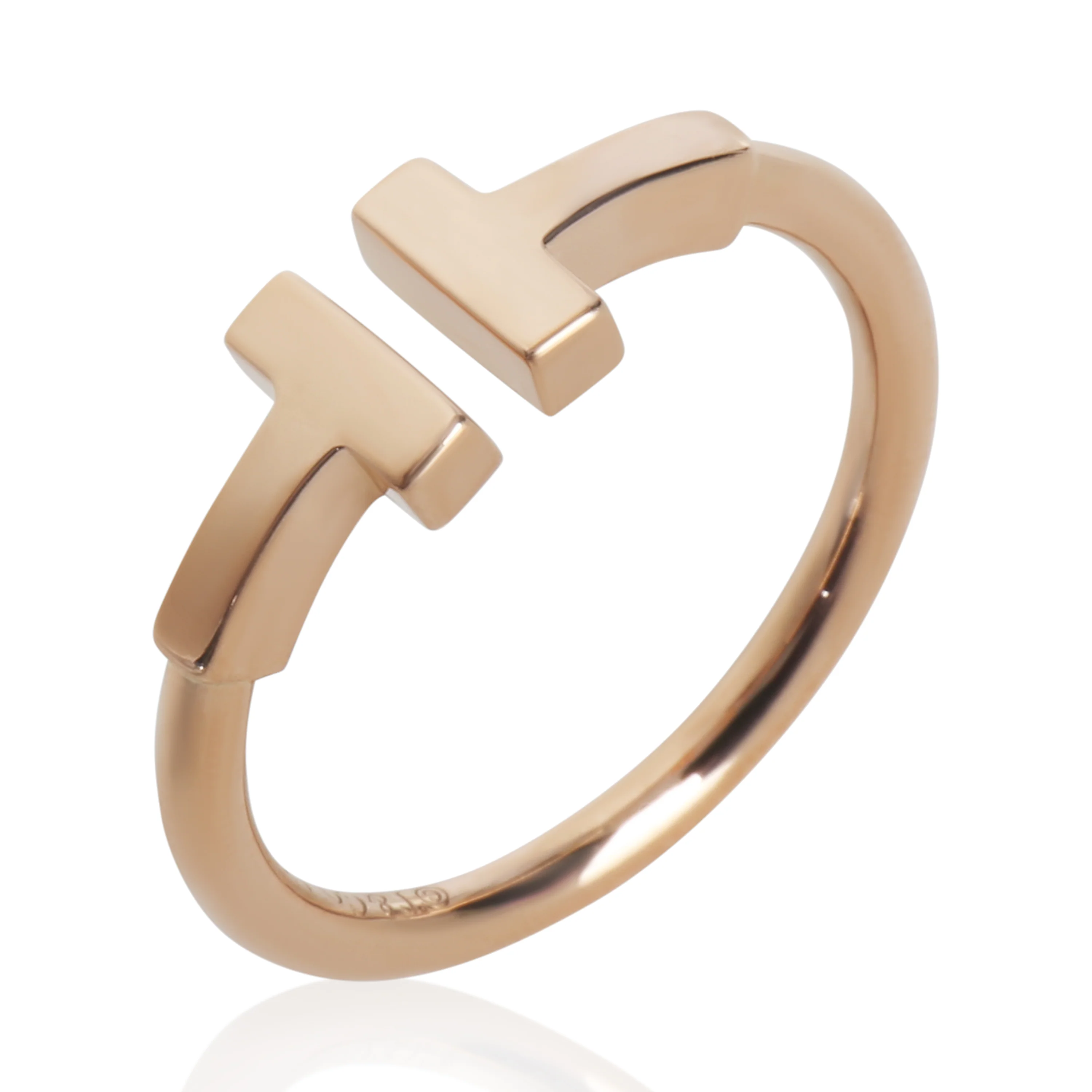 Rose Gold  Tiffany T Ring - Image 5