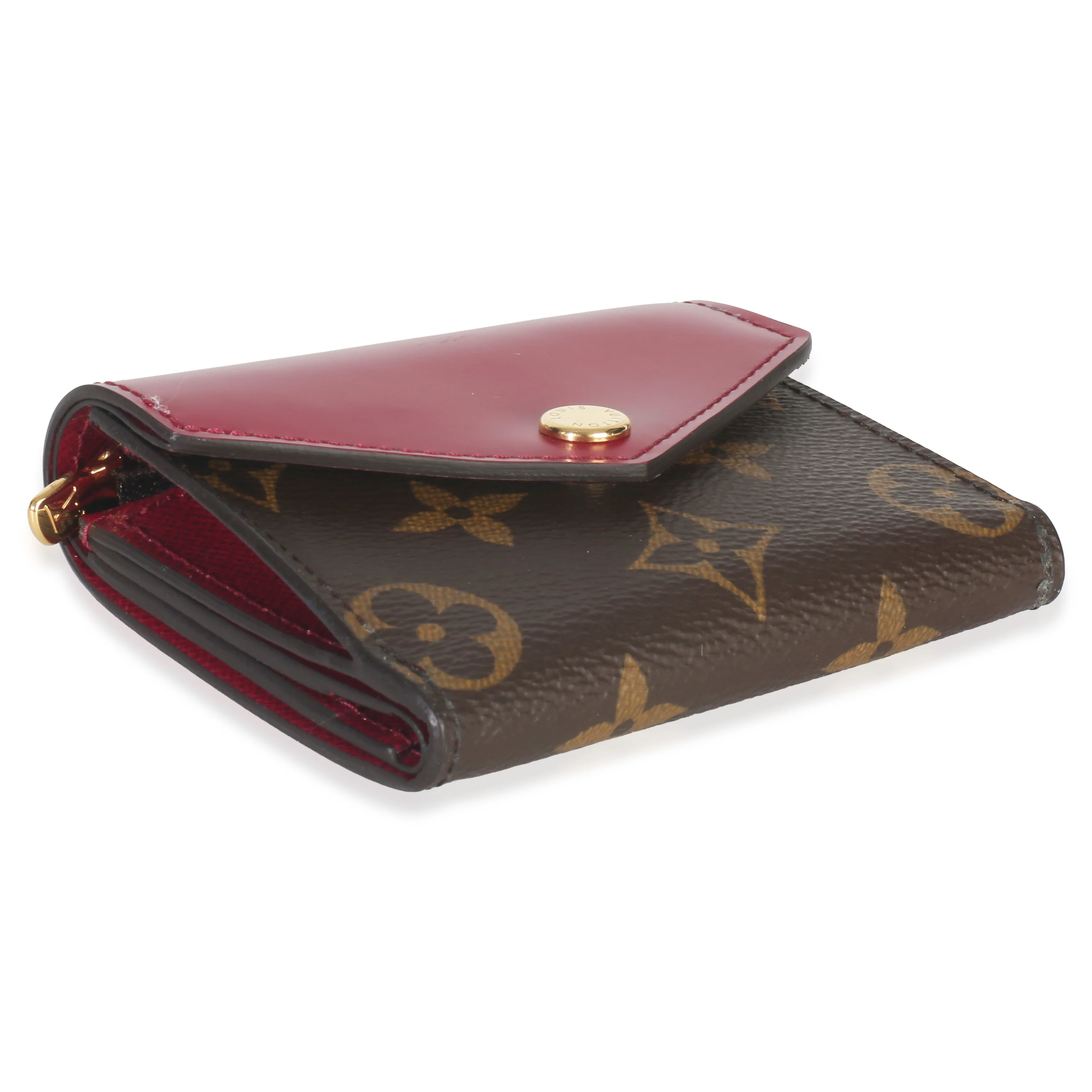 Fuchsia Monogram Canvas Zoe Wallet - Image 5
