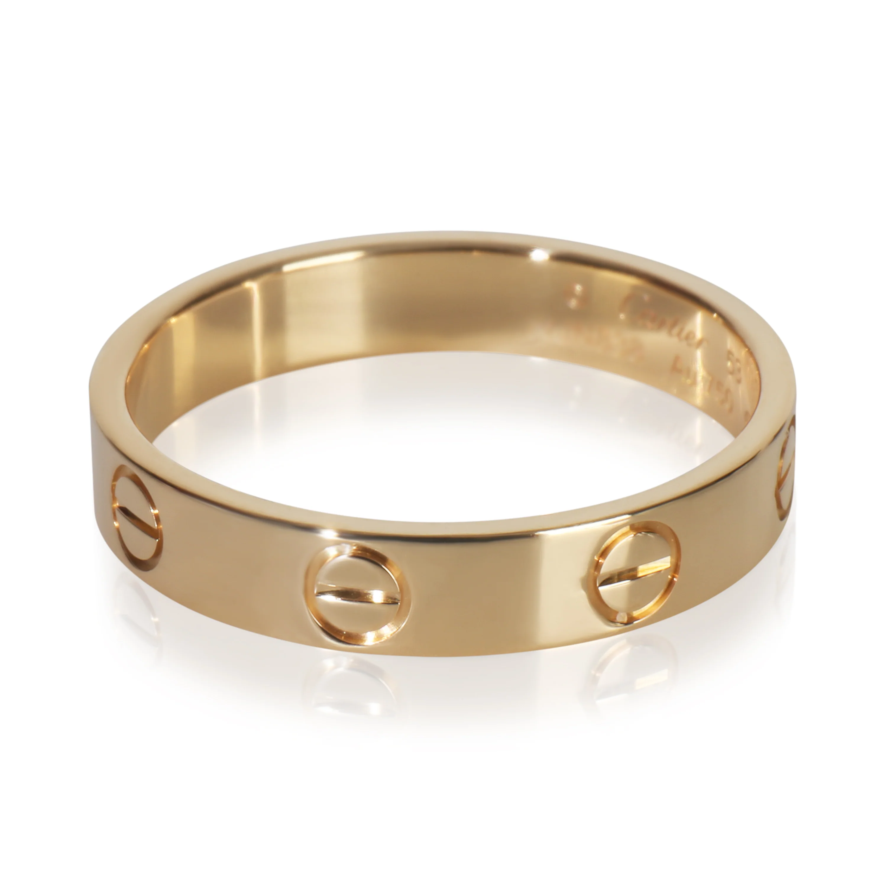 Yellow Gold Small Model Love Ring - Image 2