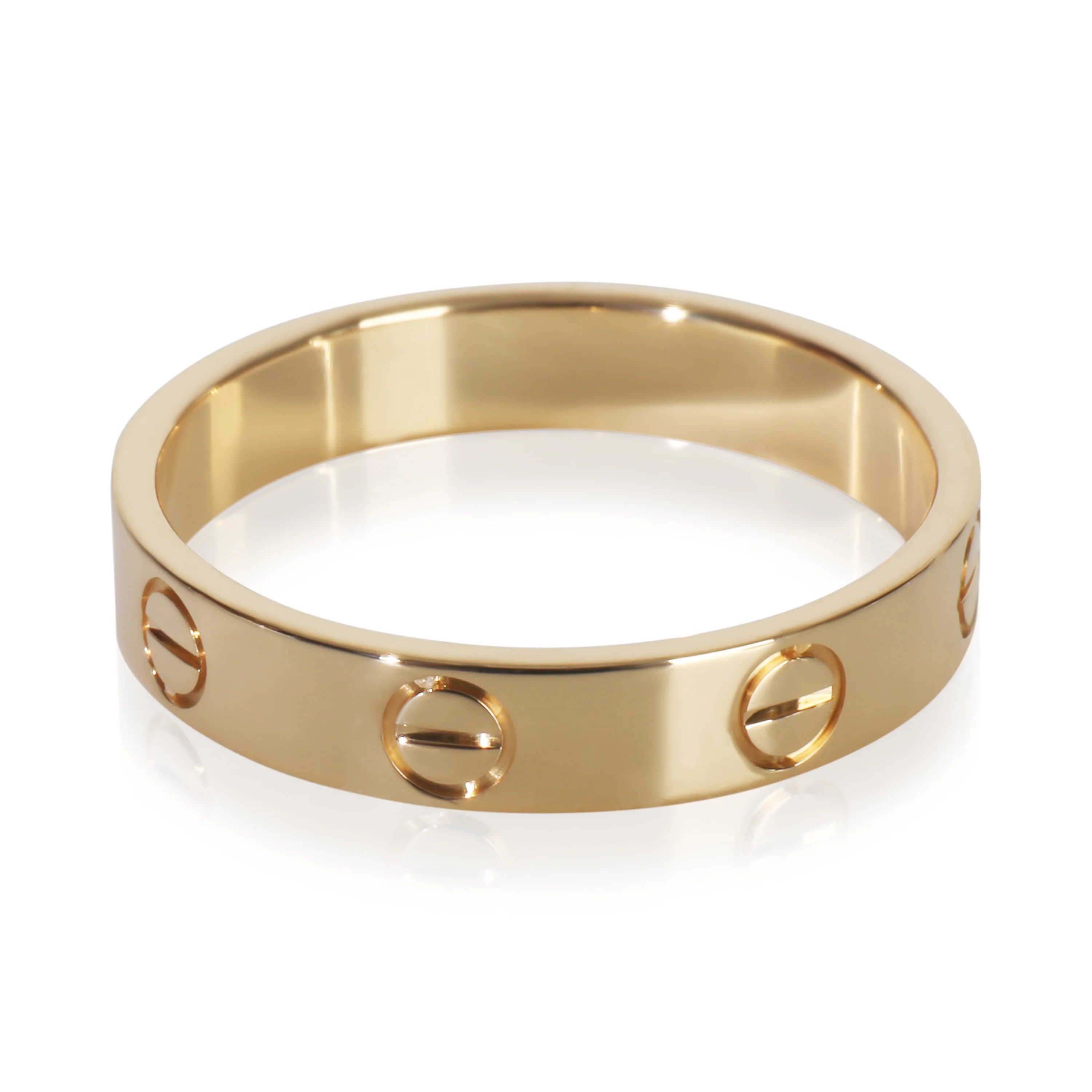 Yellow Gold Small Model Love Ring - Image 3