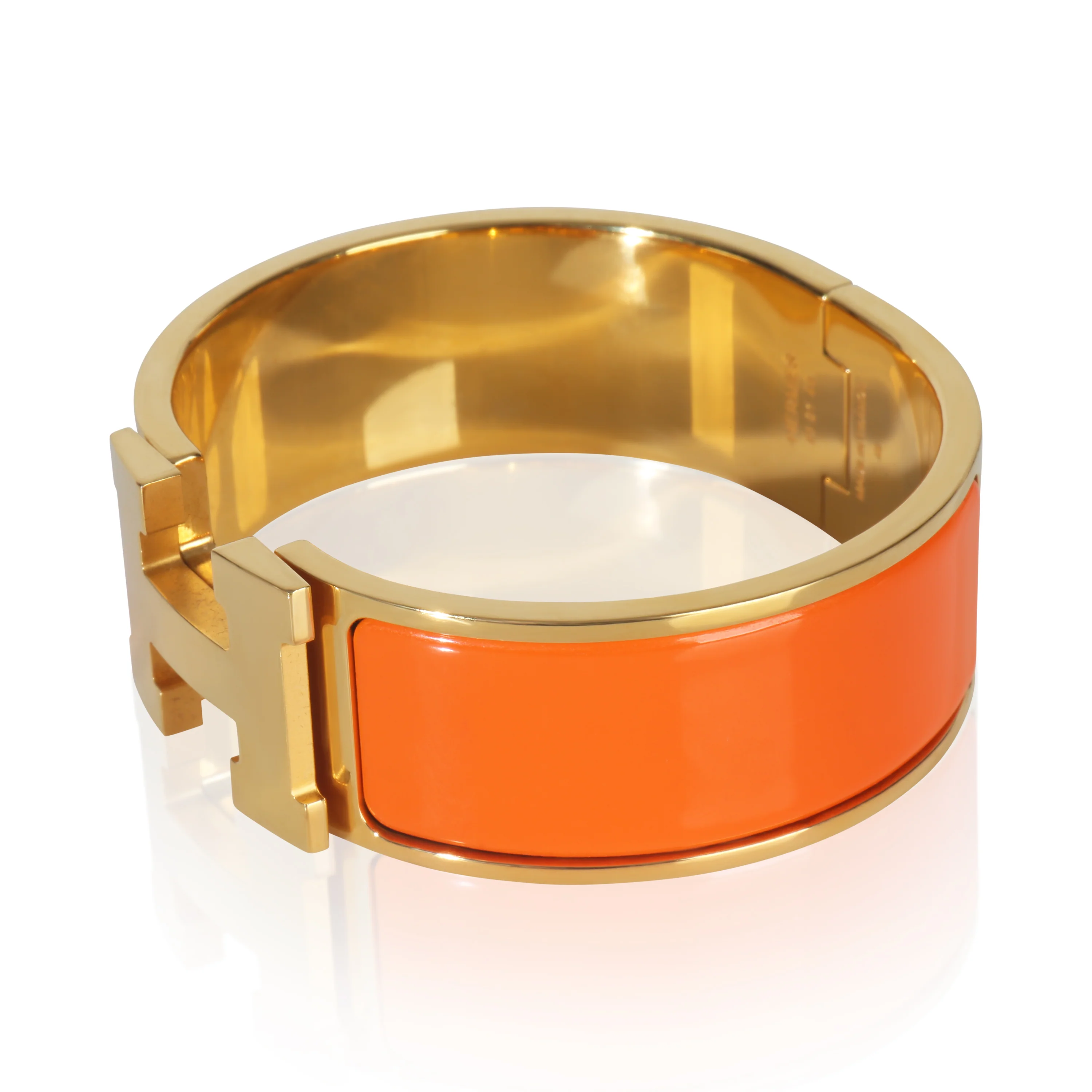 Gold-Plated  Clic Clac In Organe Fruite Bracelet - Image 2