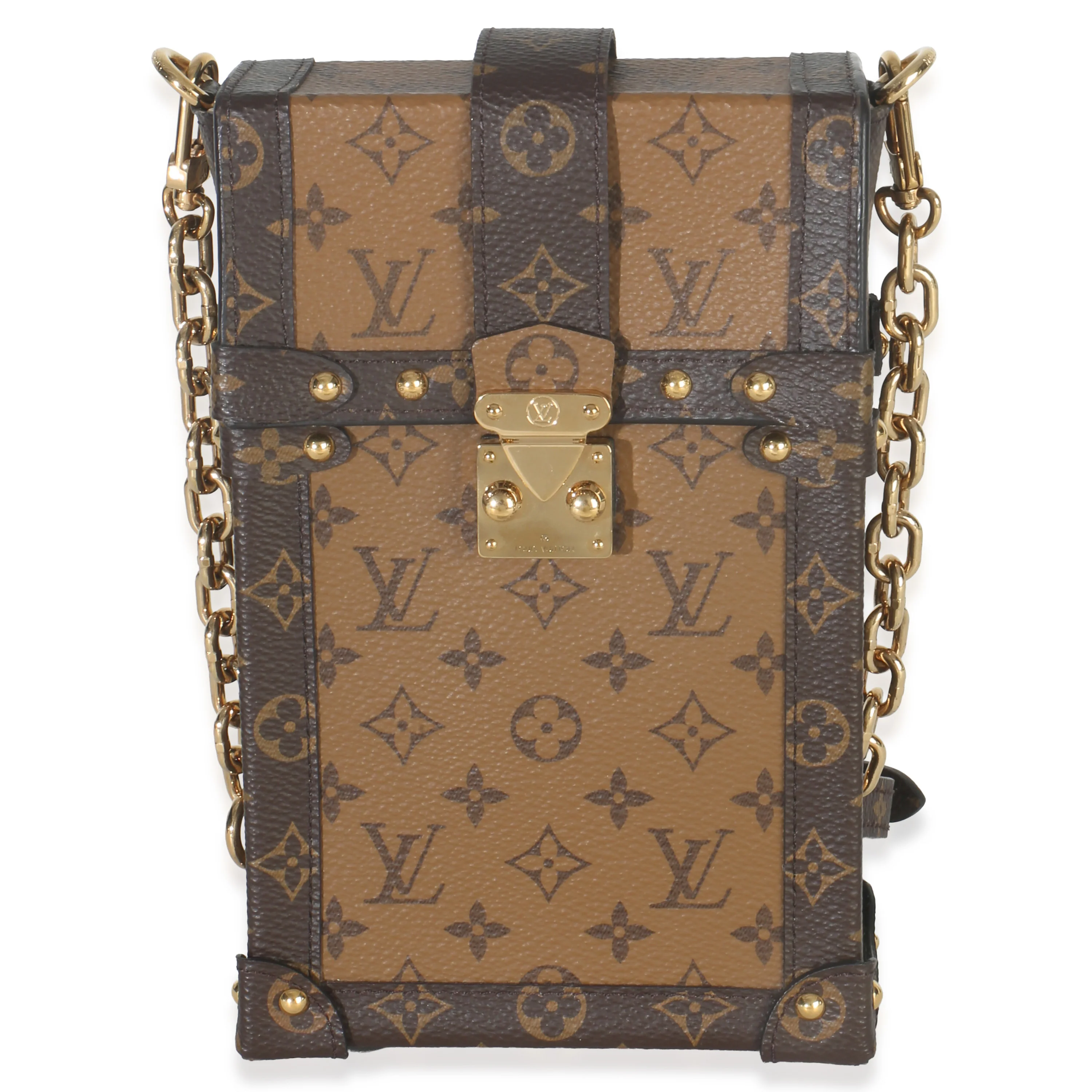 Monogram Reverse Canvas Vertical Trunk Pochette
