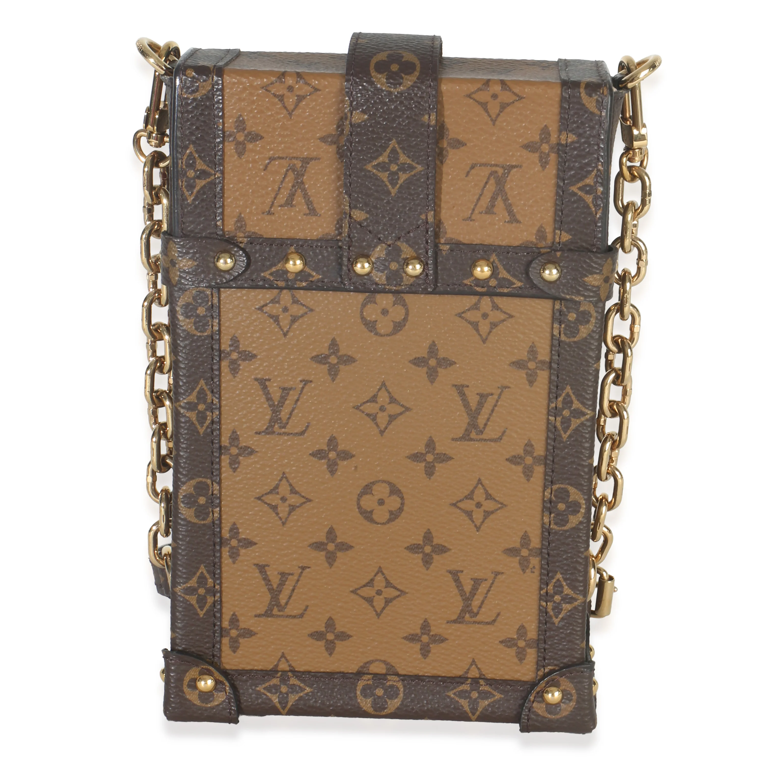 Monogram Reverse Canvas Vertical Trunk Pochette - Image 4