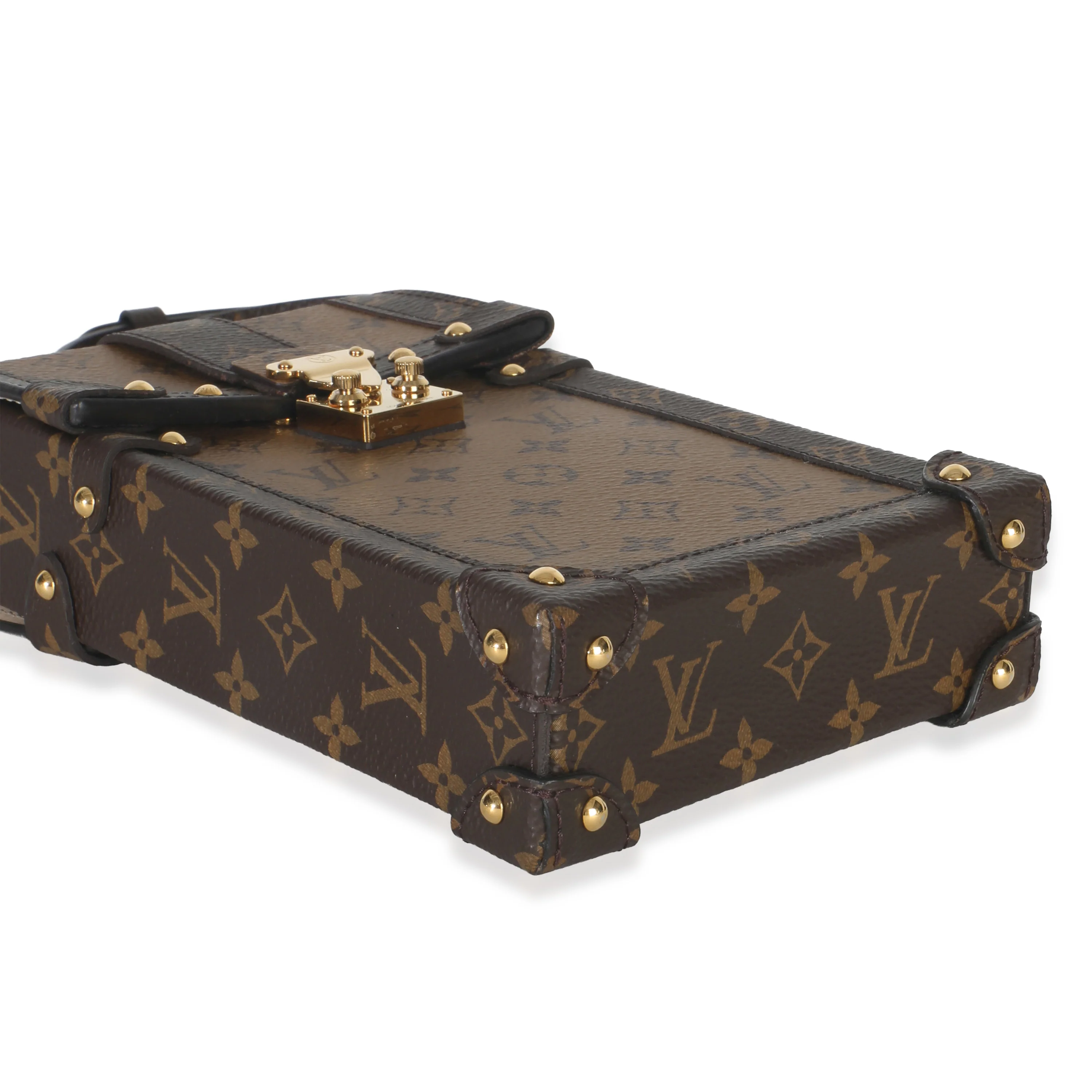 Monogram Reverse Canvas Vertical Trunk Pochette - Image 7