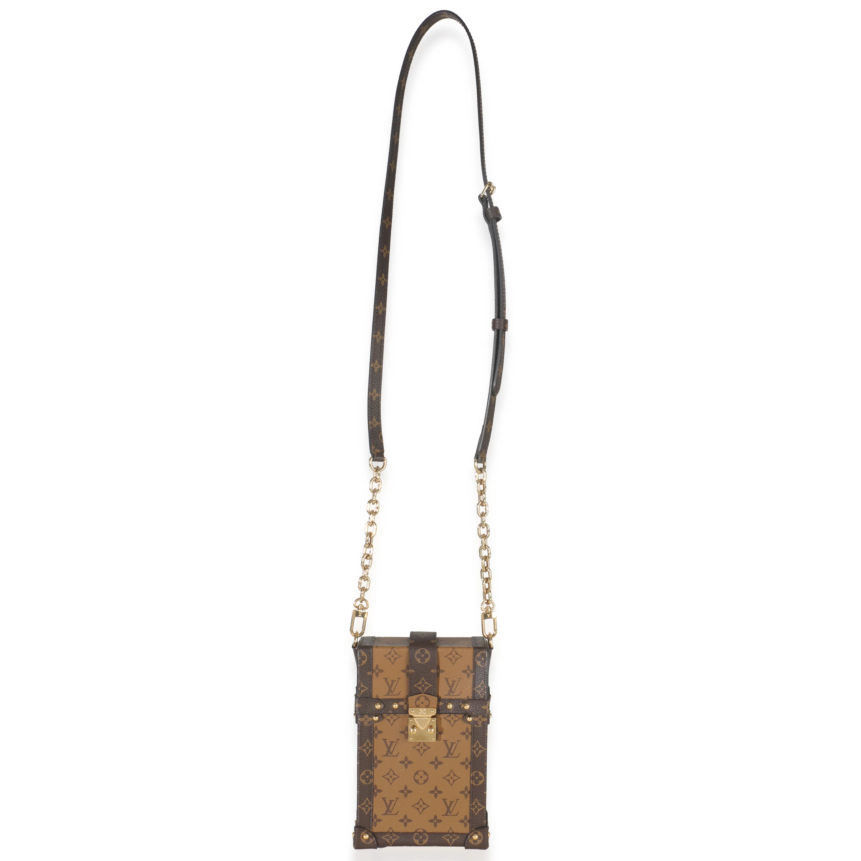 Monogram Reverse Canvas Vertical Trunk Pochette - Image 8