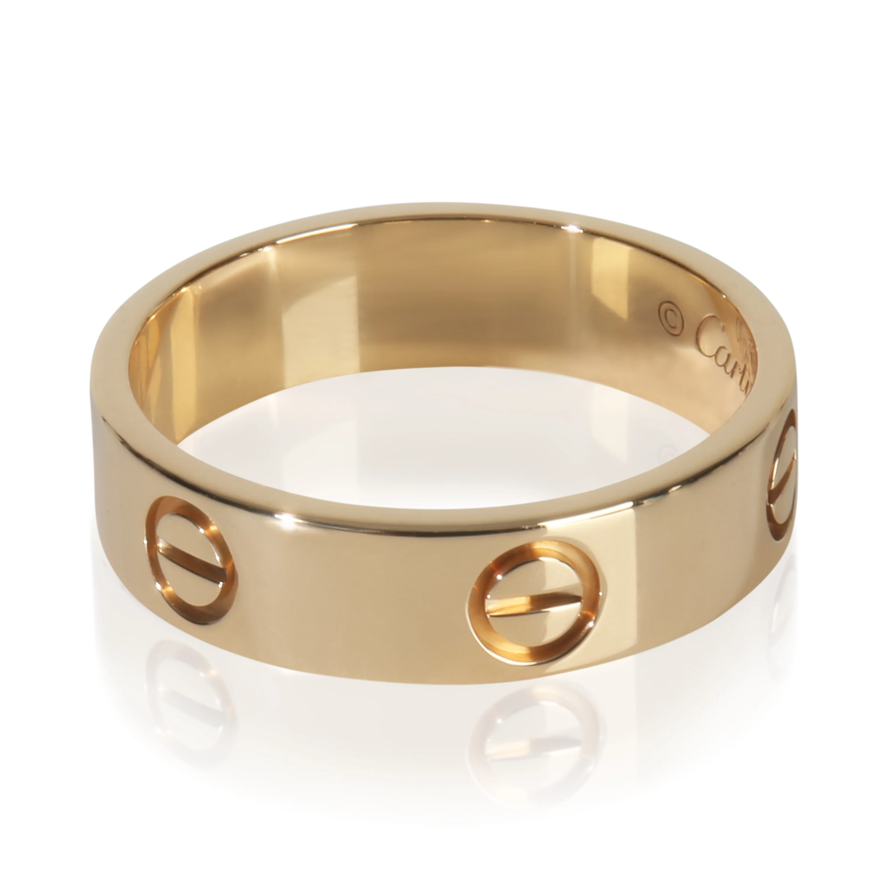 Yellow Gold  Love Ring - Image 2