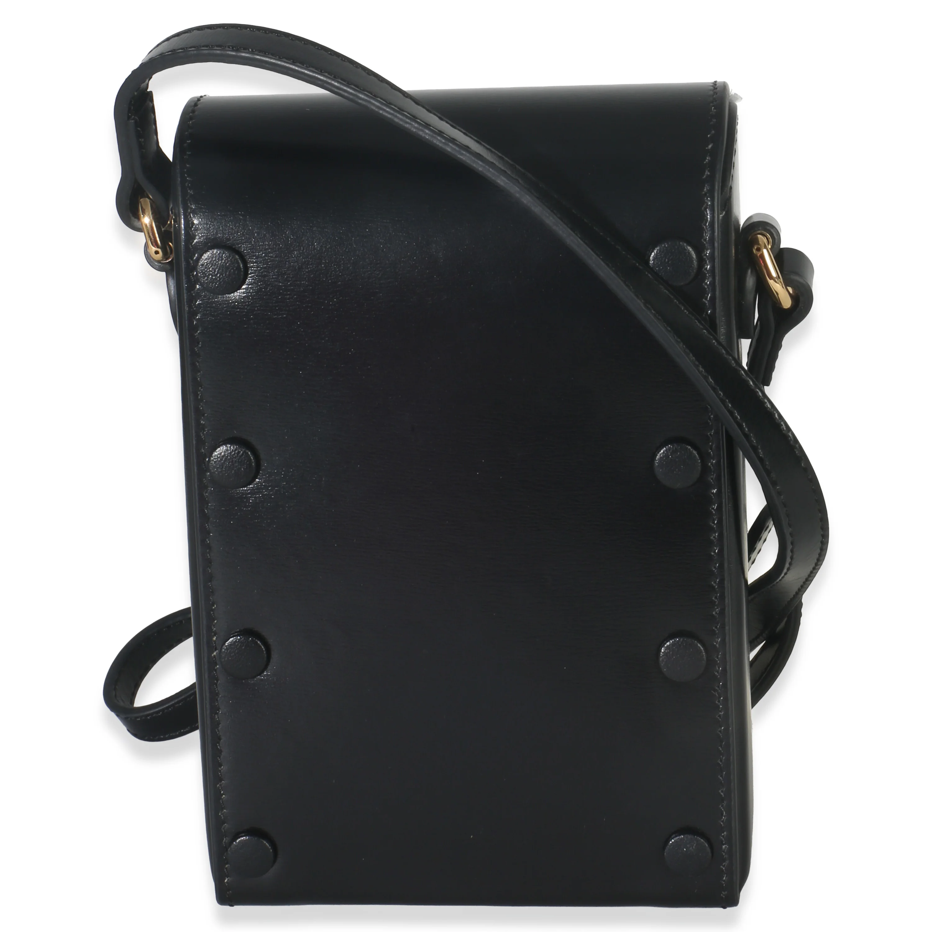 Black Boarded Plutone Calfskin Mini Horsebit 1955 Crossbody Bag - Image 4