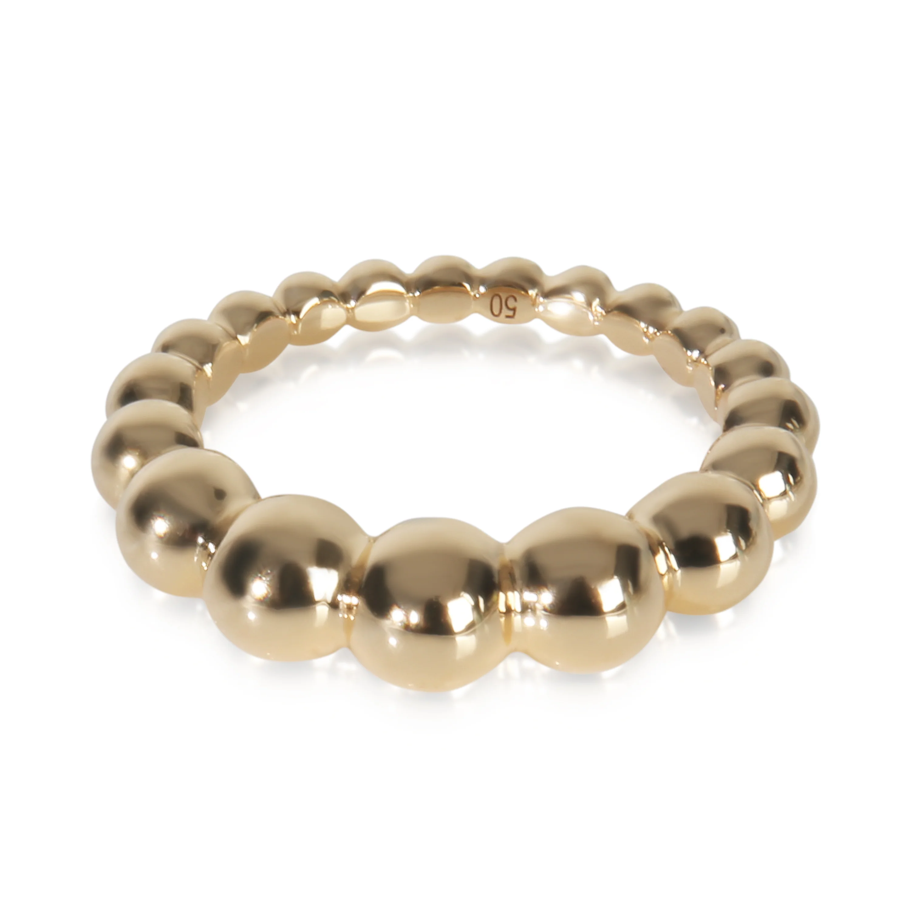 Yellow Gold  Perlee Ring