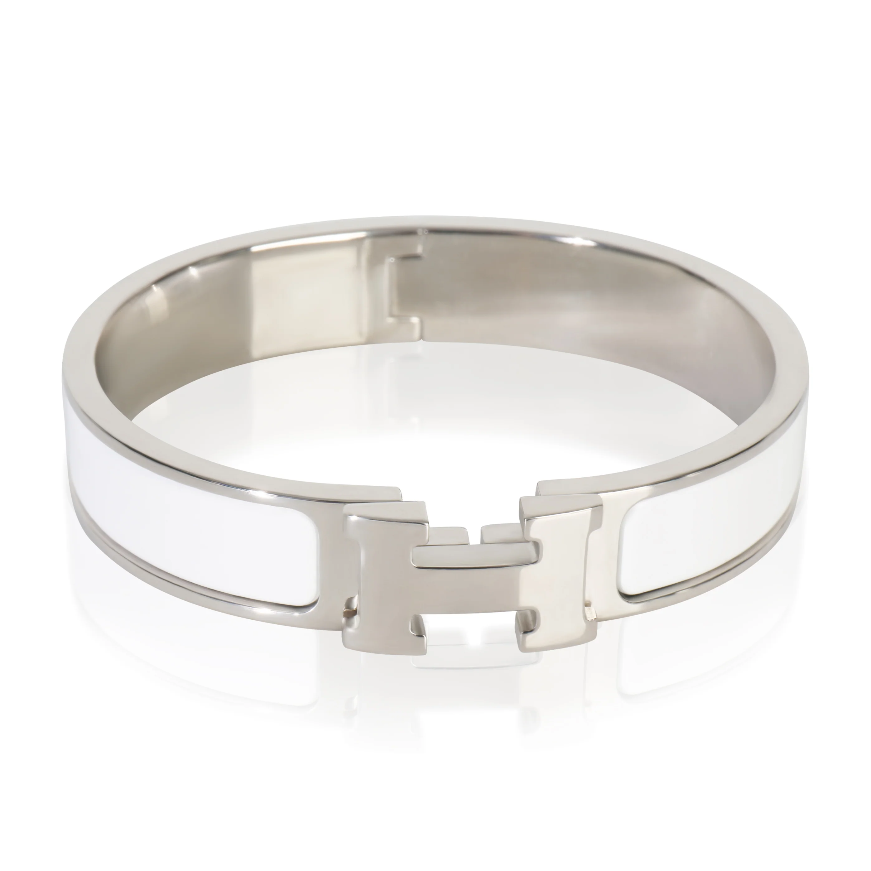 Clic H In Blanc Bracelet