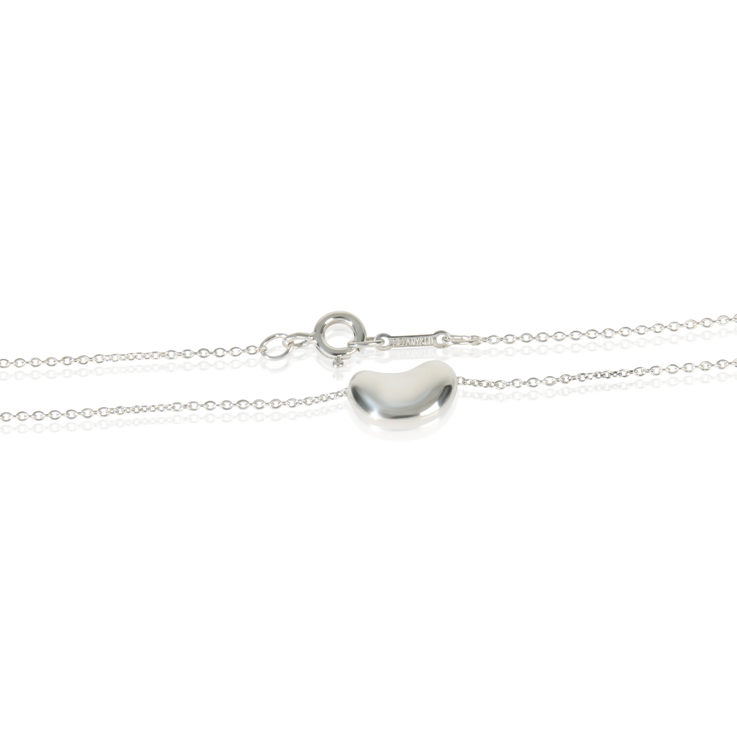 Sterling Silver Elsa Peretti Bean Pendant - Image 2